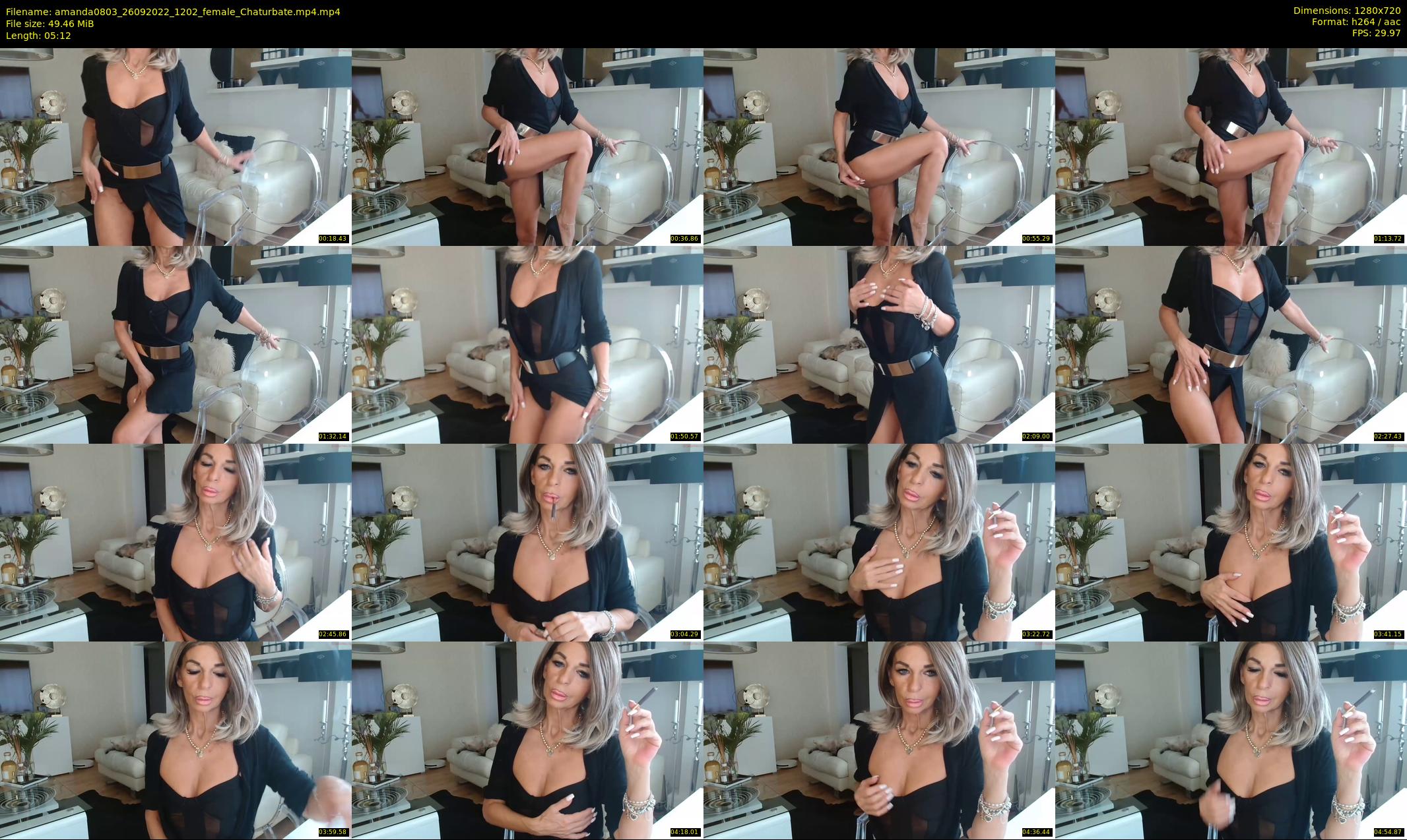 amanda0803 — 6 minute Chaturbate female cam show recording, 720p, Sep 26, 2022
