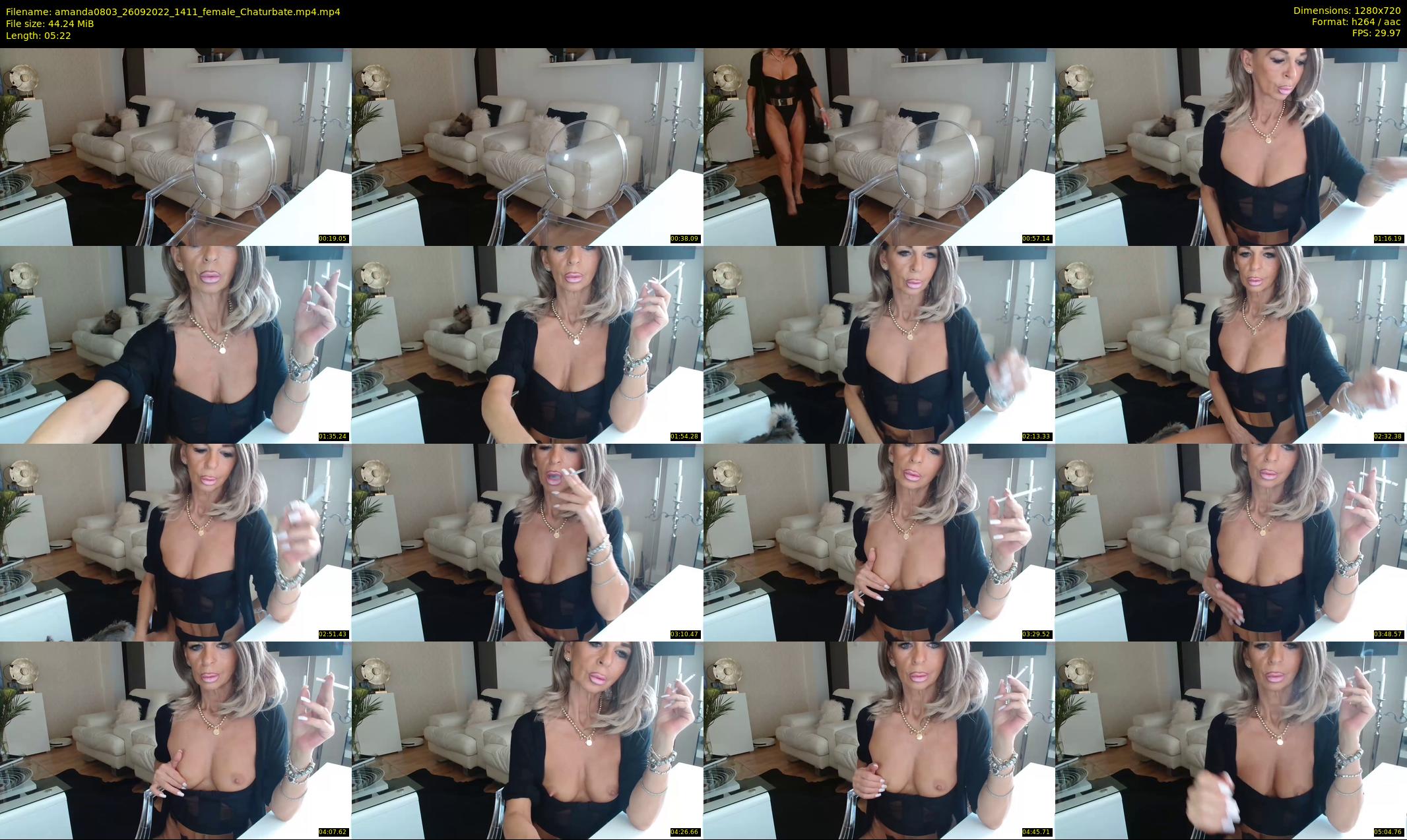 amanda0803 — 6 minute Chaturbate female cam show recording, 720p, Sep 26, 2022