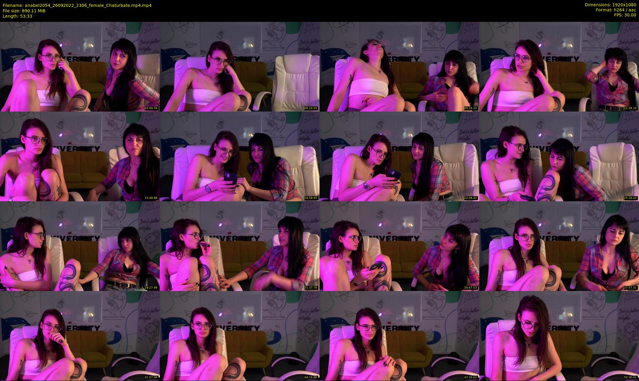 anabel2054 — 54 minute Chaturbate female cam show recording, 1080p, Sep 26, 2022