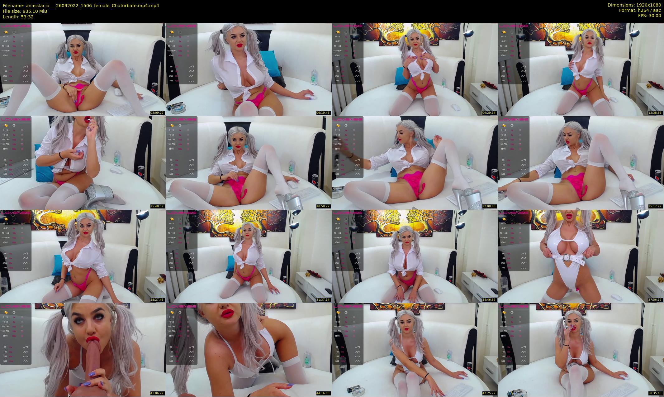 anasstacia__ — 54 minute Chaturbate female cam show recording, 1080p, Sep 26, 2022