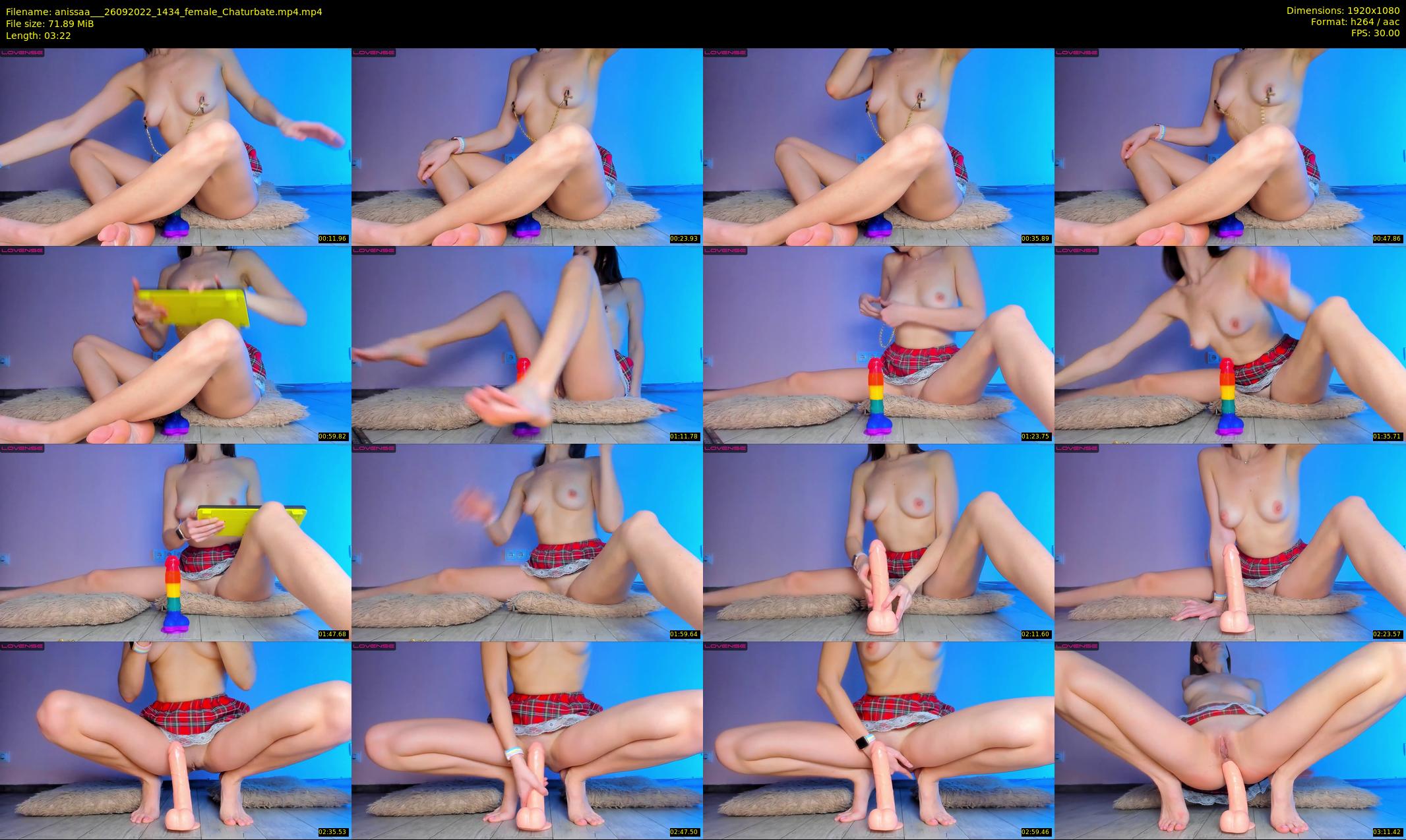 anissaa__ — 4 minute Chaturbate female cam show recording, 1080p, Sep 26, 2022