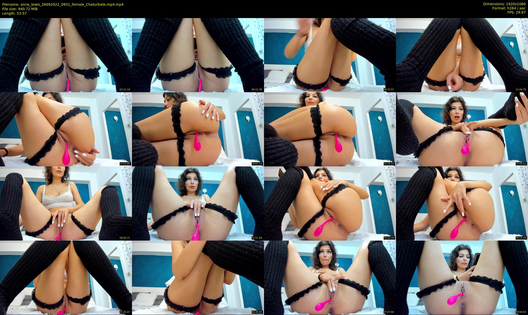 anna_lewis — 54 minute Chaturbate female cam show recording, 1080p, Sep 26, 2022