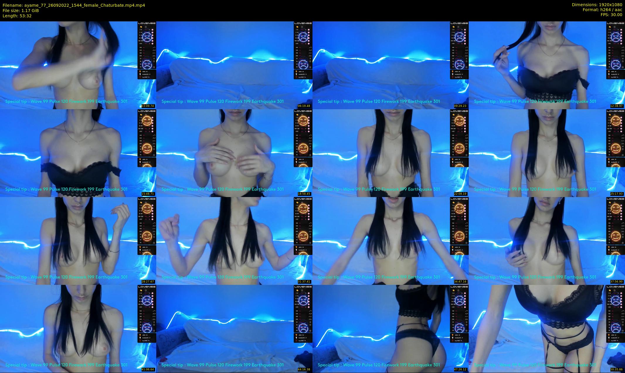 ayame_77 — 54 minute Chaturbate female cam show recording, 1080p, Sep 26, 2022