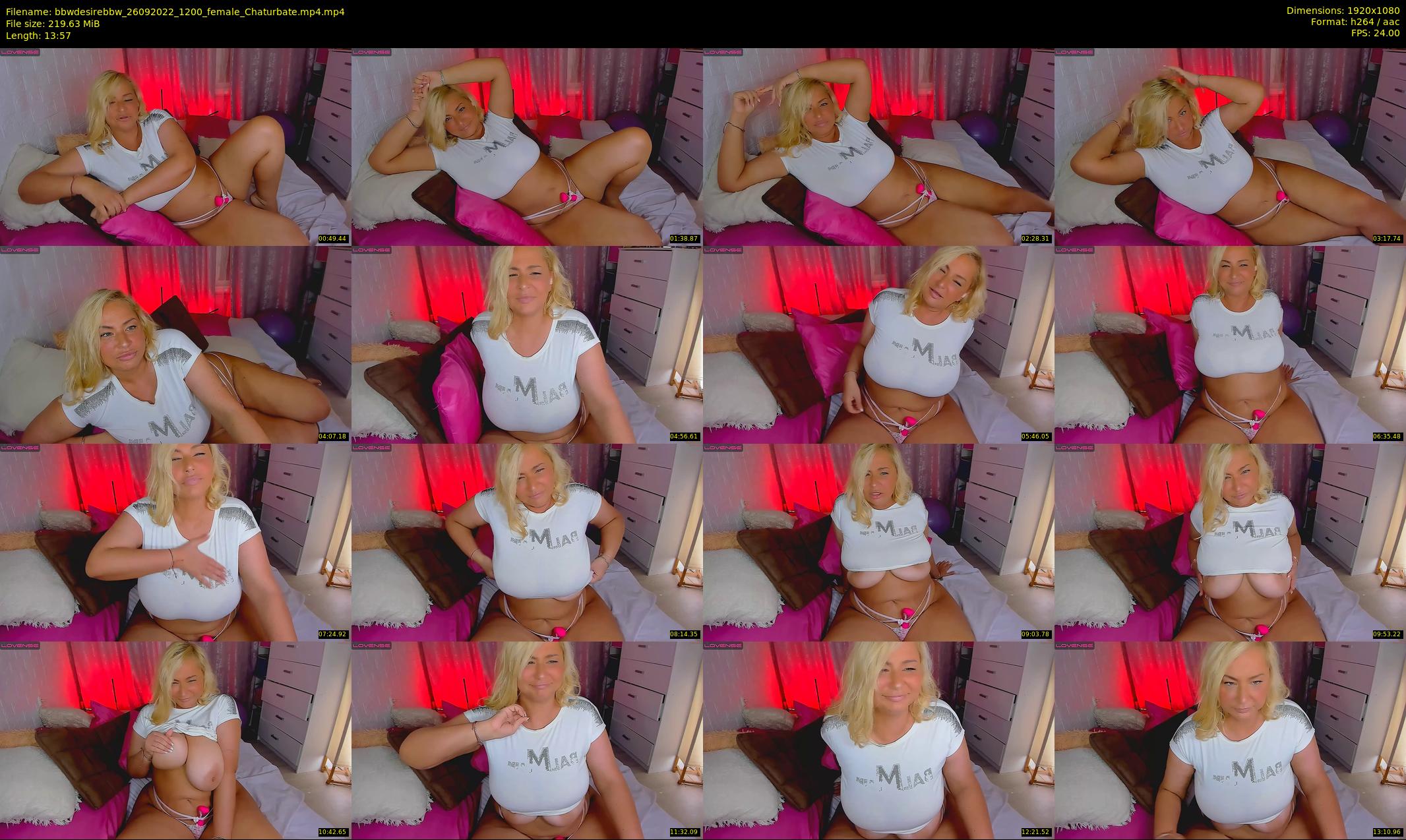 bbwdesirebbw — 14 minute Chaturbate female cam show recording, 1080p, Sep 26, 2022
