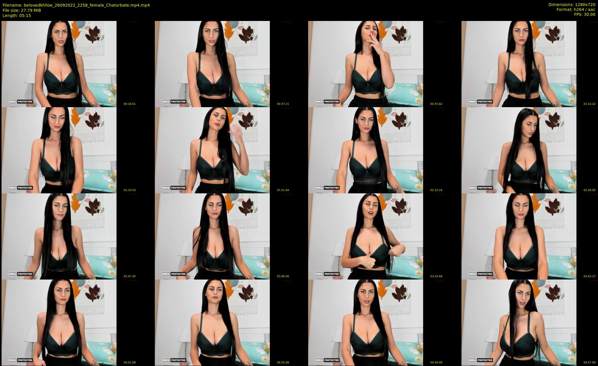 belovedkhlloe — 6 minute Chaturbate female cam show recording, 720p, Sep 26, 2022