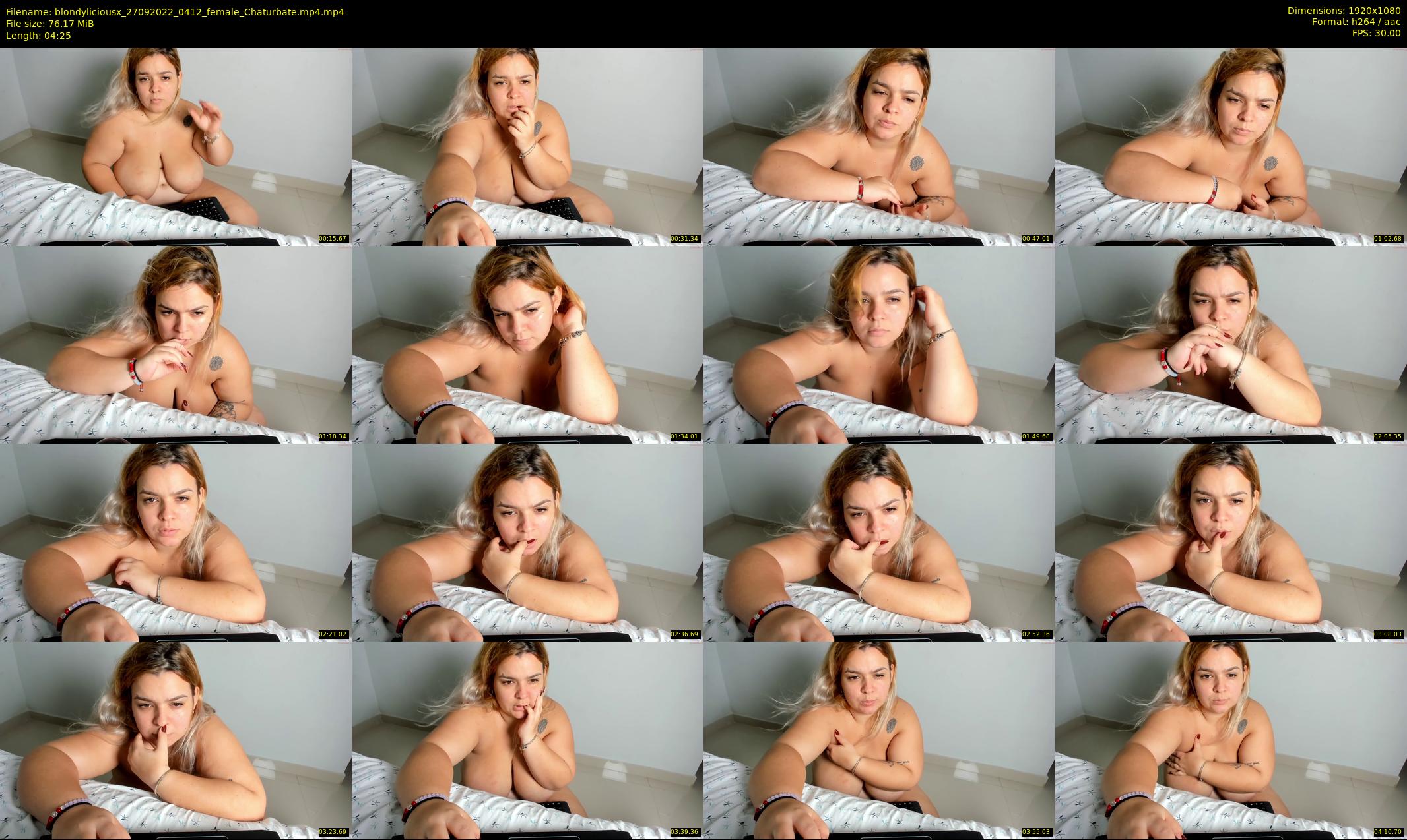 blondyliciousx — 5 minute Chaturbate female cam show recording, 1080p, Sep 27, 2022