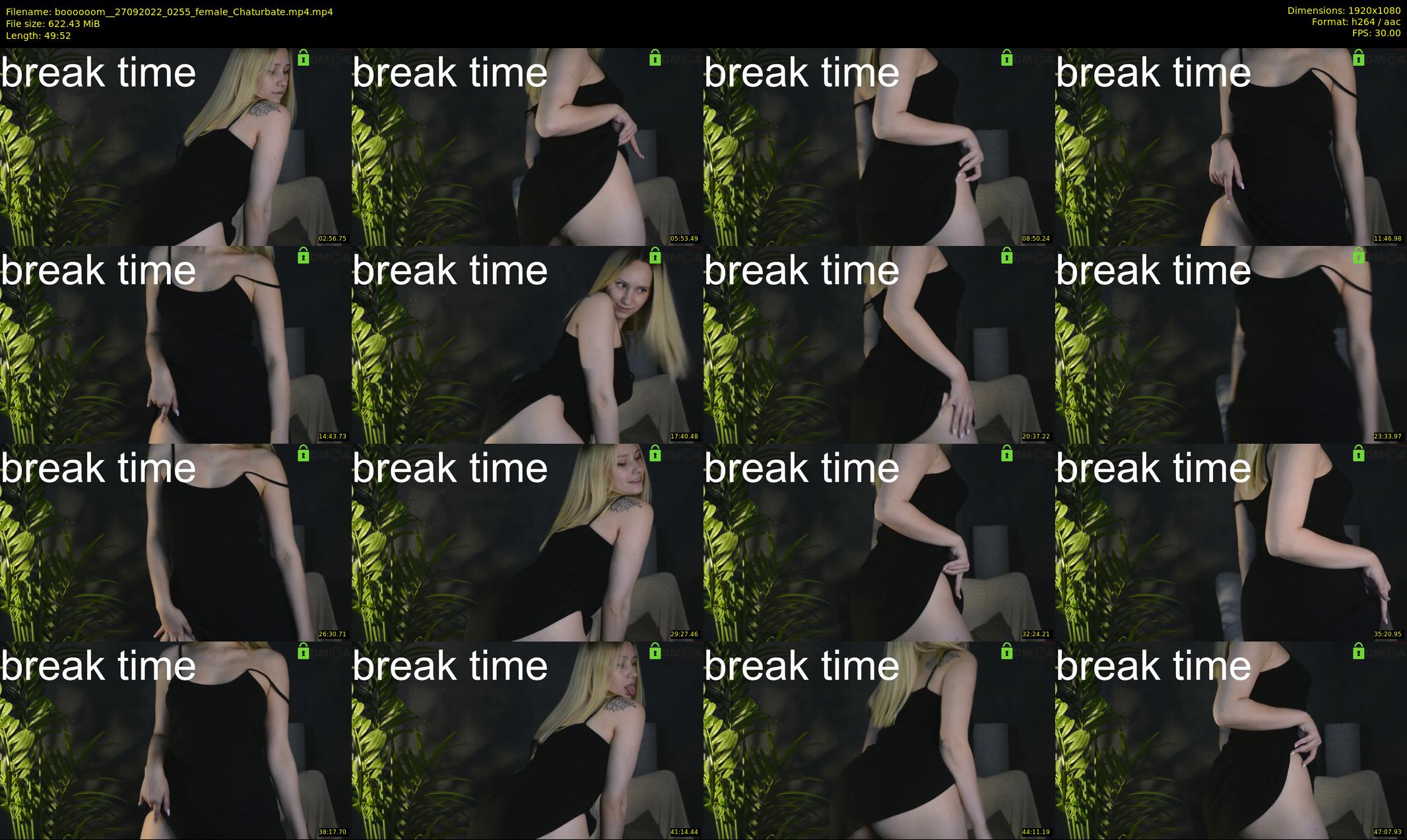 boooooom_ — 50 minute Chaturbate female cam show recording, 1080p, Sep 27, 2022