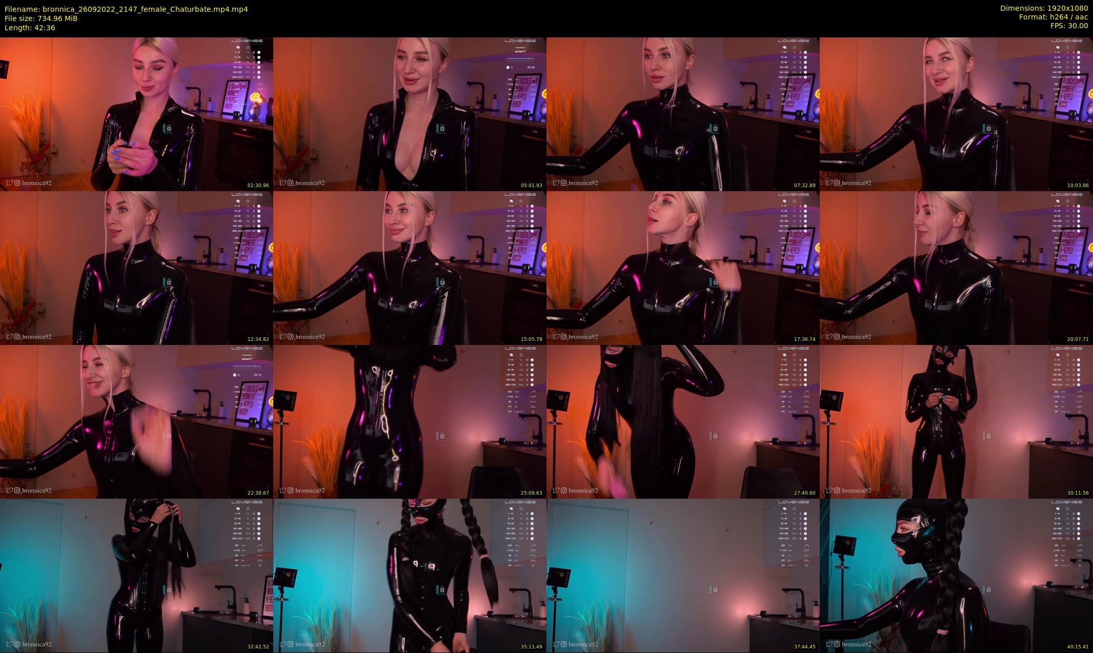 bronnica — 43 minute Chaturbate female cam show recording, 1080p, Sep 26, 2022