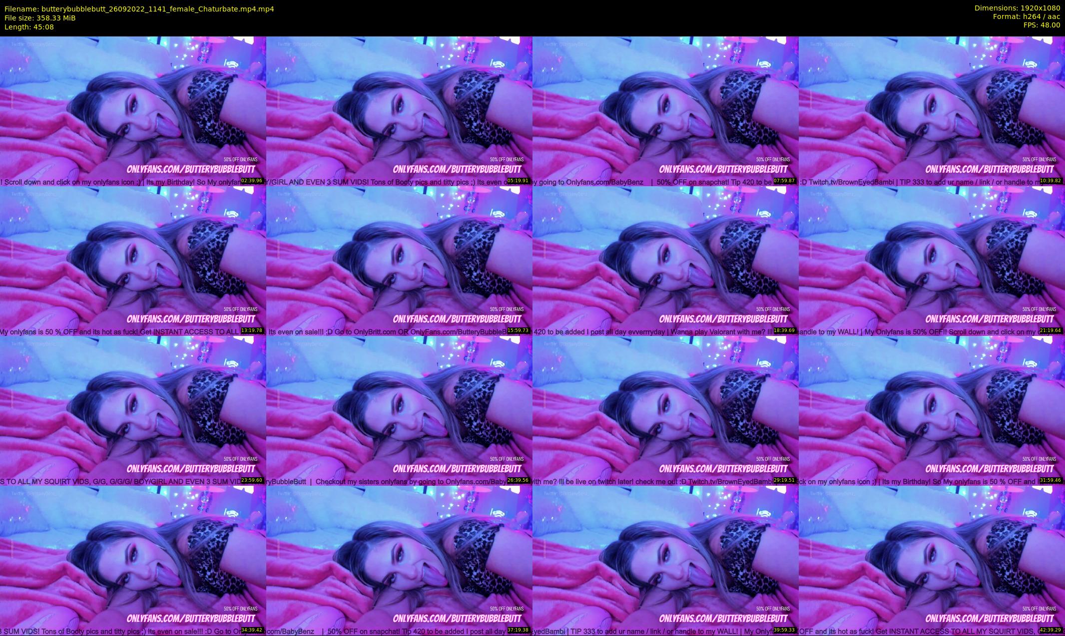 butterybubblebutt — 46 minute Chaturbate couple cam show recording, 1080p, Sep 26, 2022