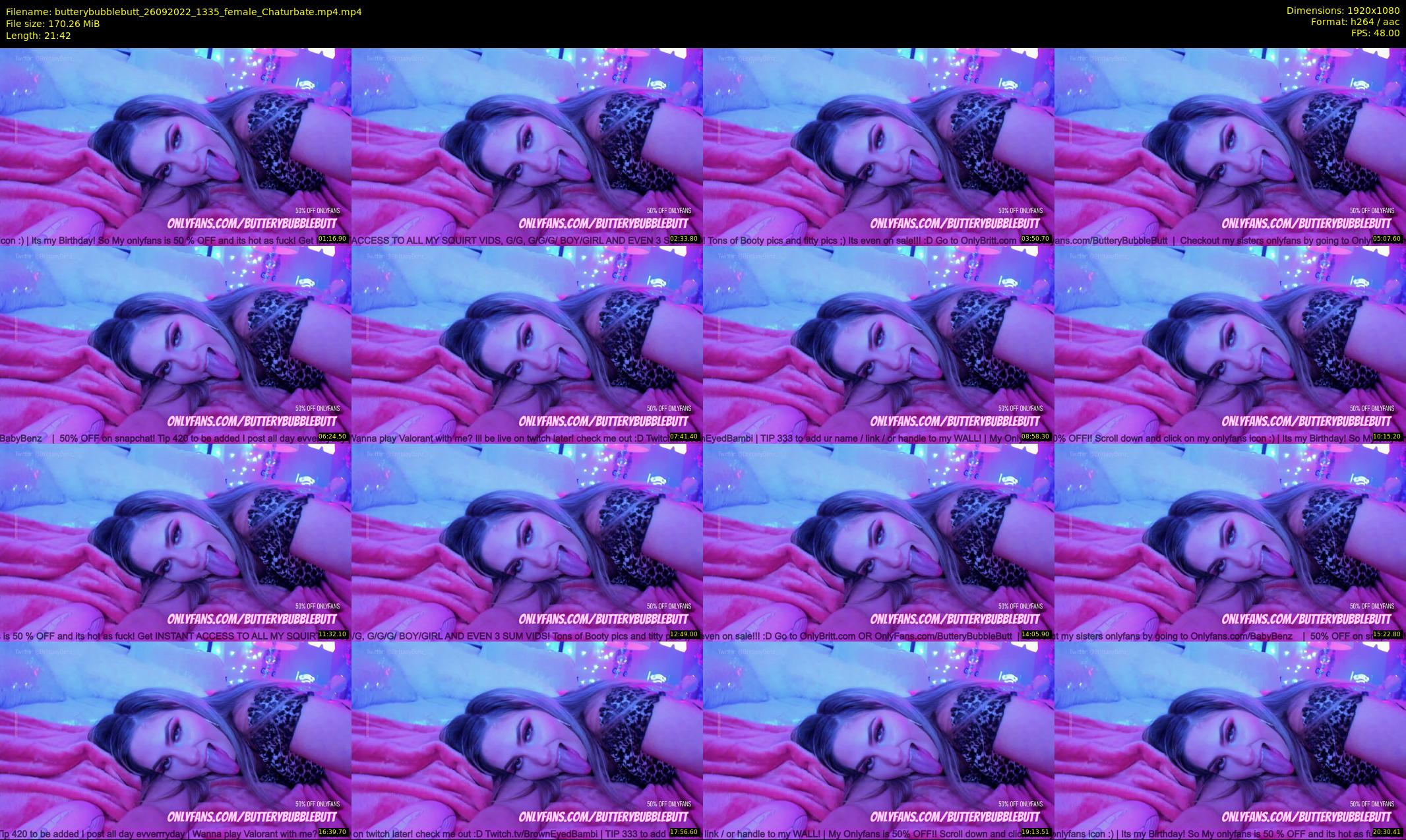 butterybubblebutt — 22 minute Chaturbate couple cam show recording, 1080p, Sep 26, 2022