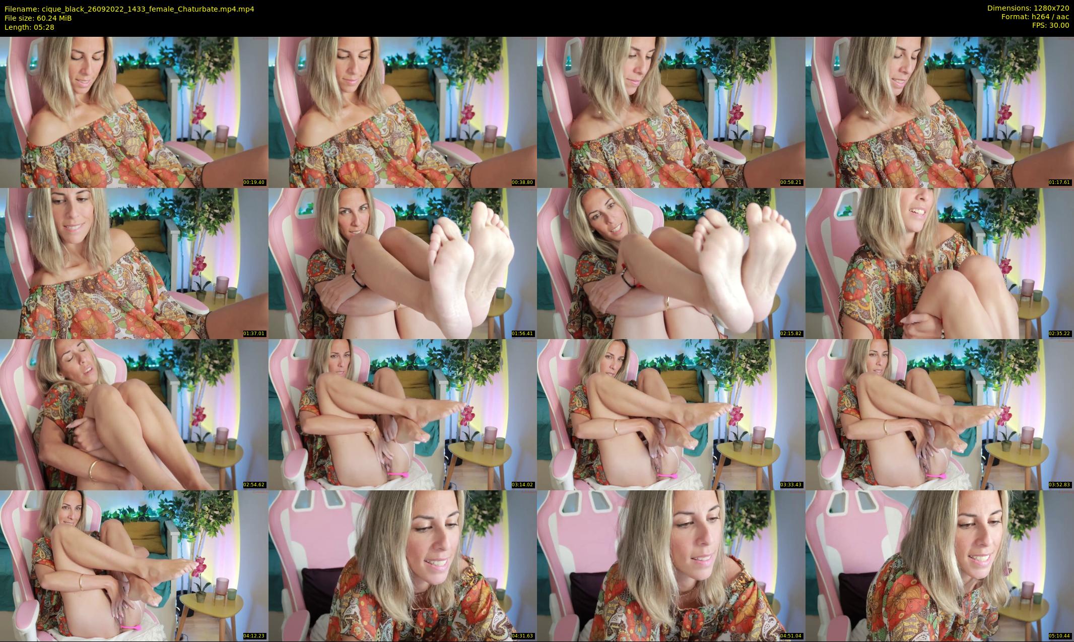 cique_black — 6 minute Chaturbate female cam show recording, 720p, Sep 26, 2022