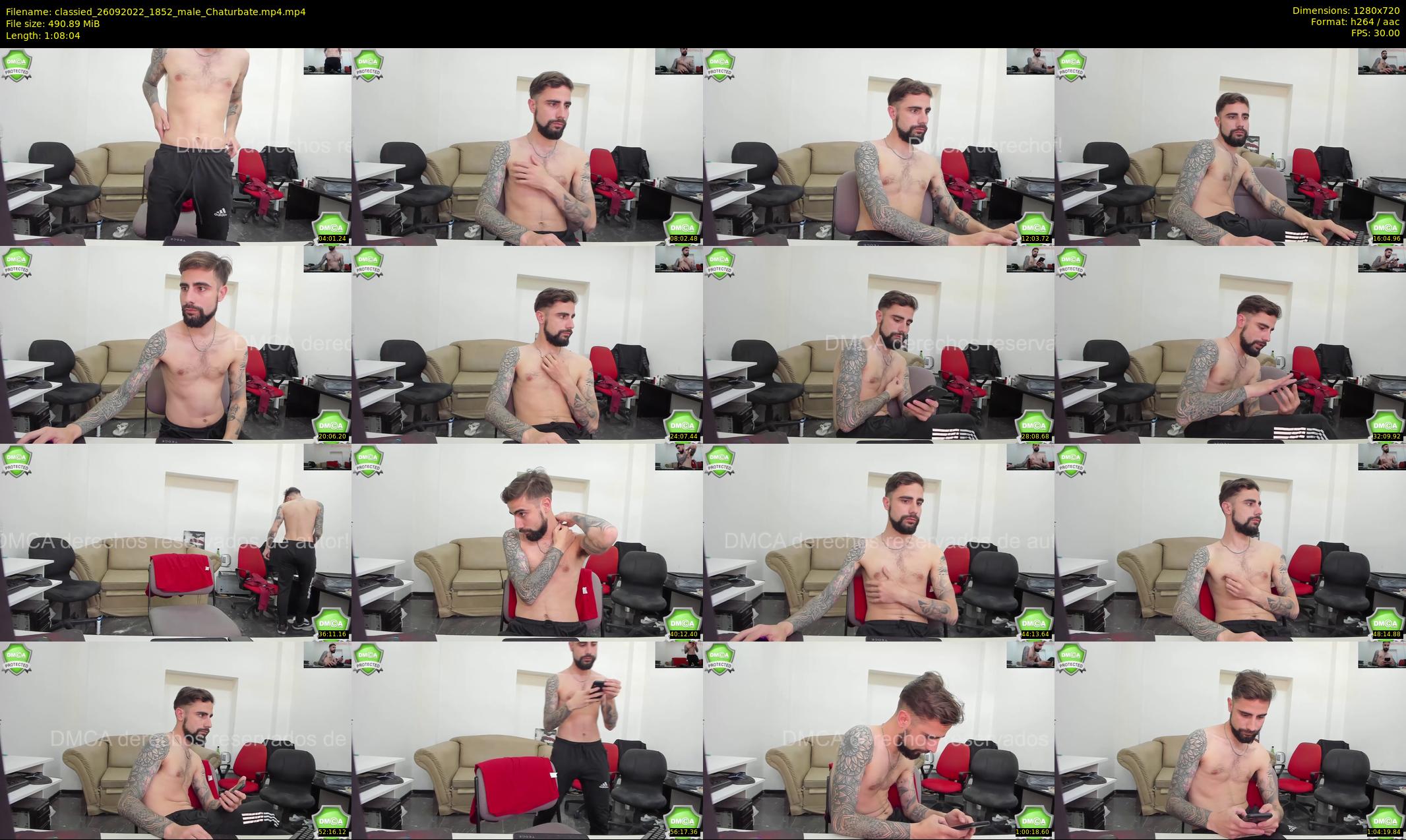 classied — 69 minute Chaturbate male cam show recording, 720p, Sep 26, 2022