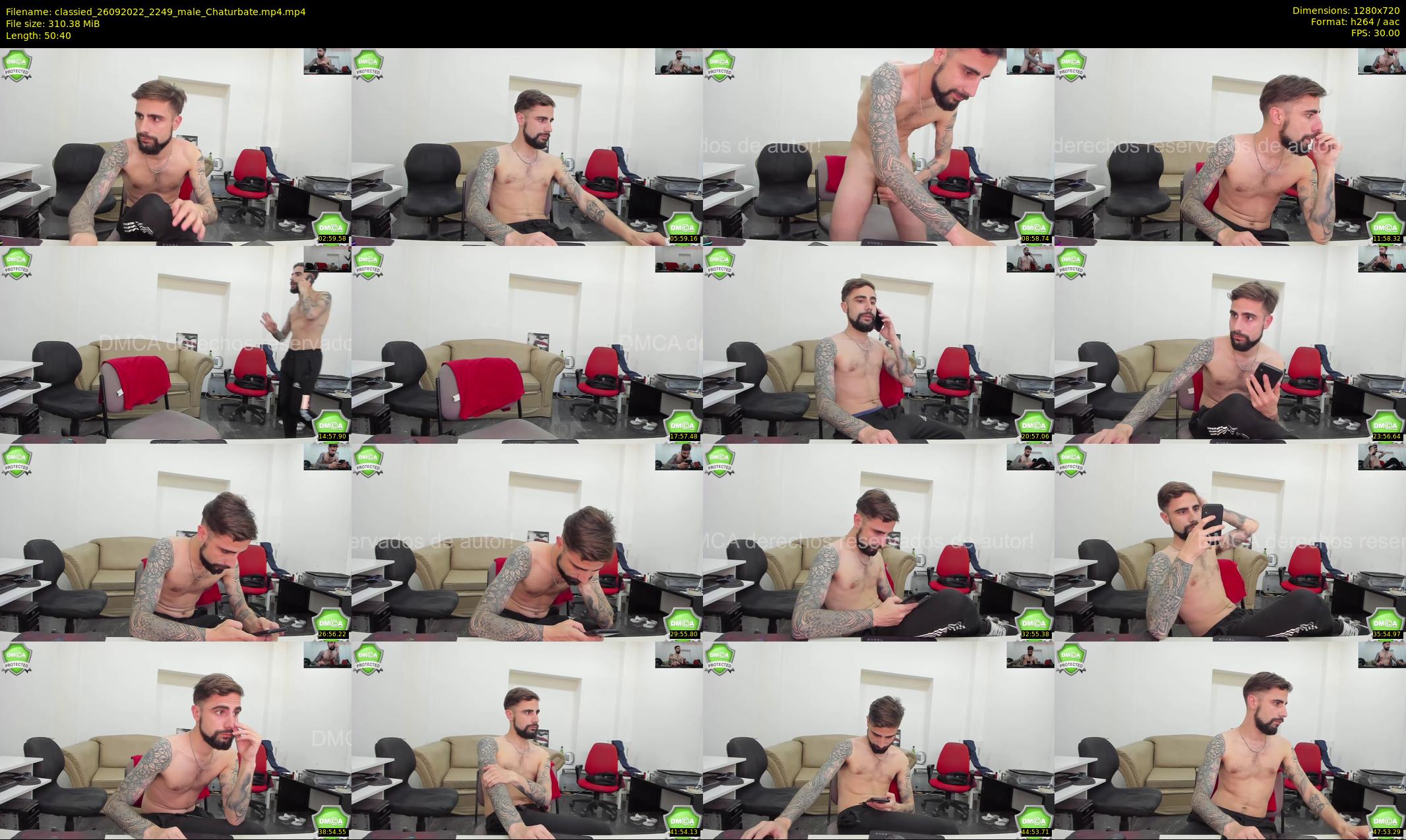 classied — 51 minute Chaturbate male cam show recording, 720p, Sep 26, 2022
