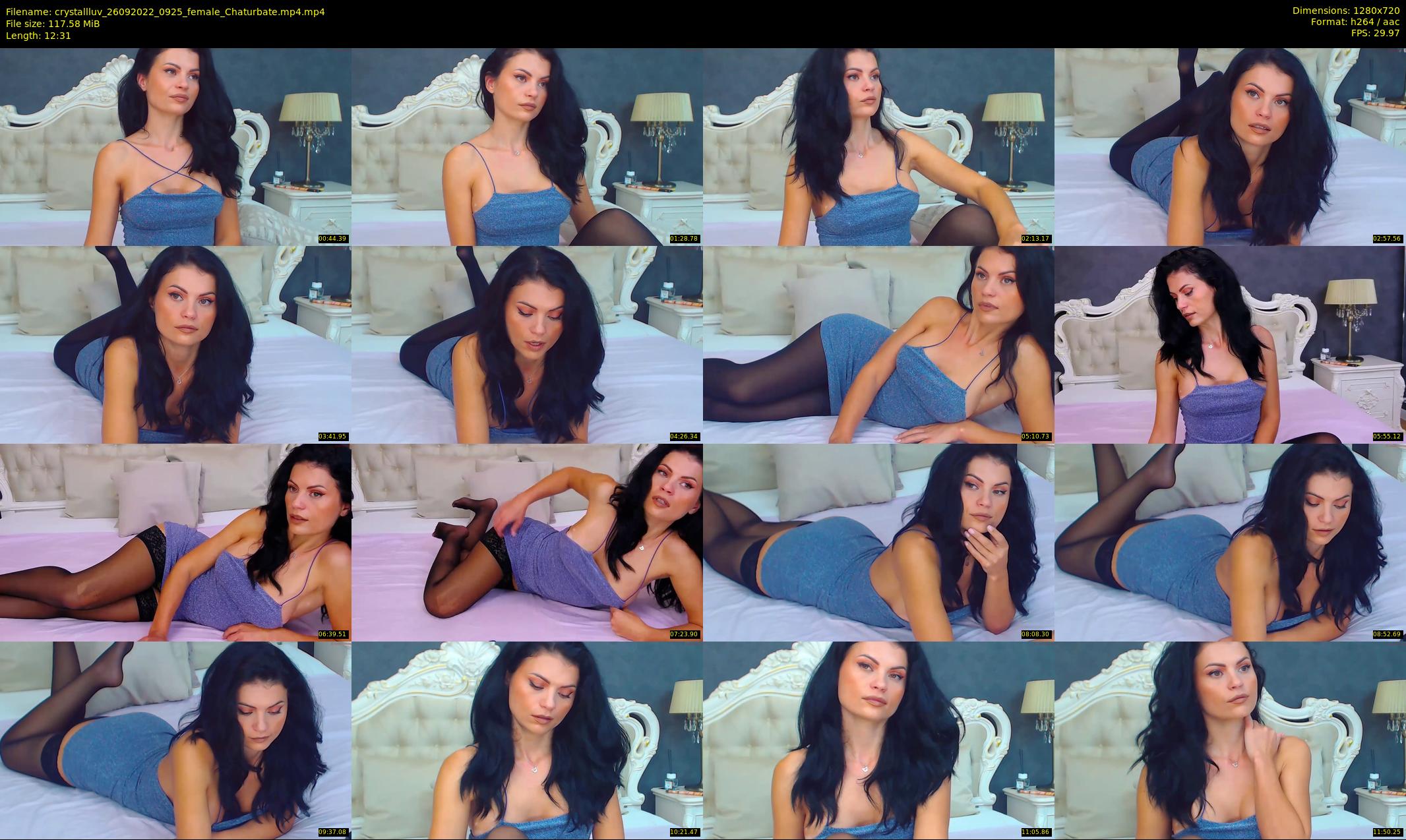 crystallluv — 13 minute Chaturbate female cam show recording, 720p, Sep 26, 2022