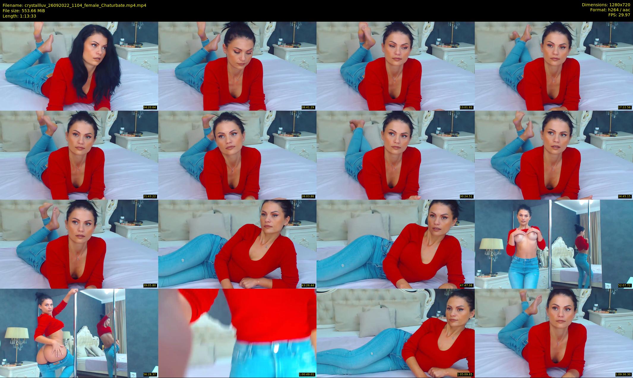 crystallluv — 74 minute Chaturbate female cam show recording, 720p, Sep 26, 2022