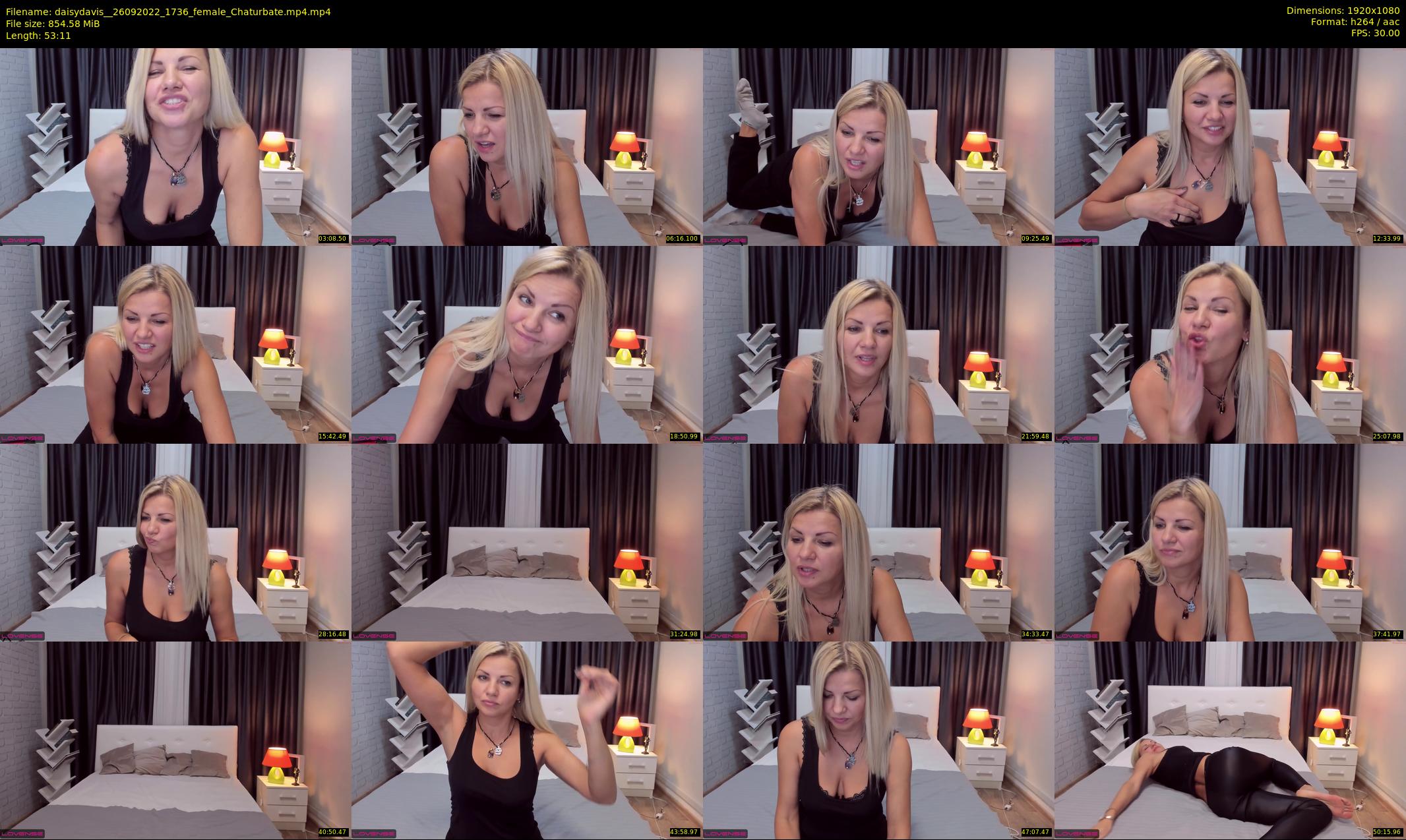 daisydavis_ — 54 minute Chaturbate female cam show recording, 1080p, Sep 26, 2022