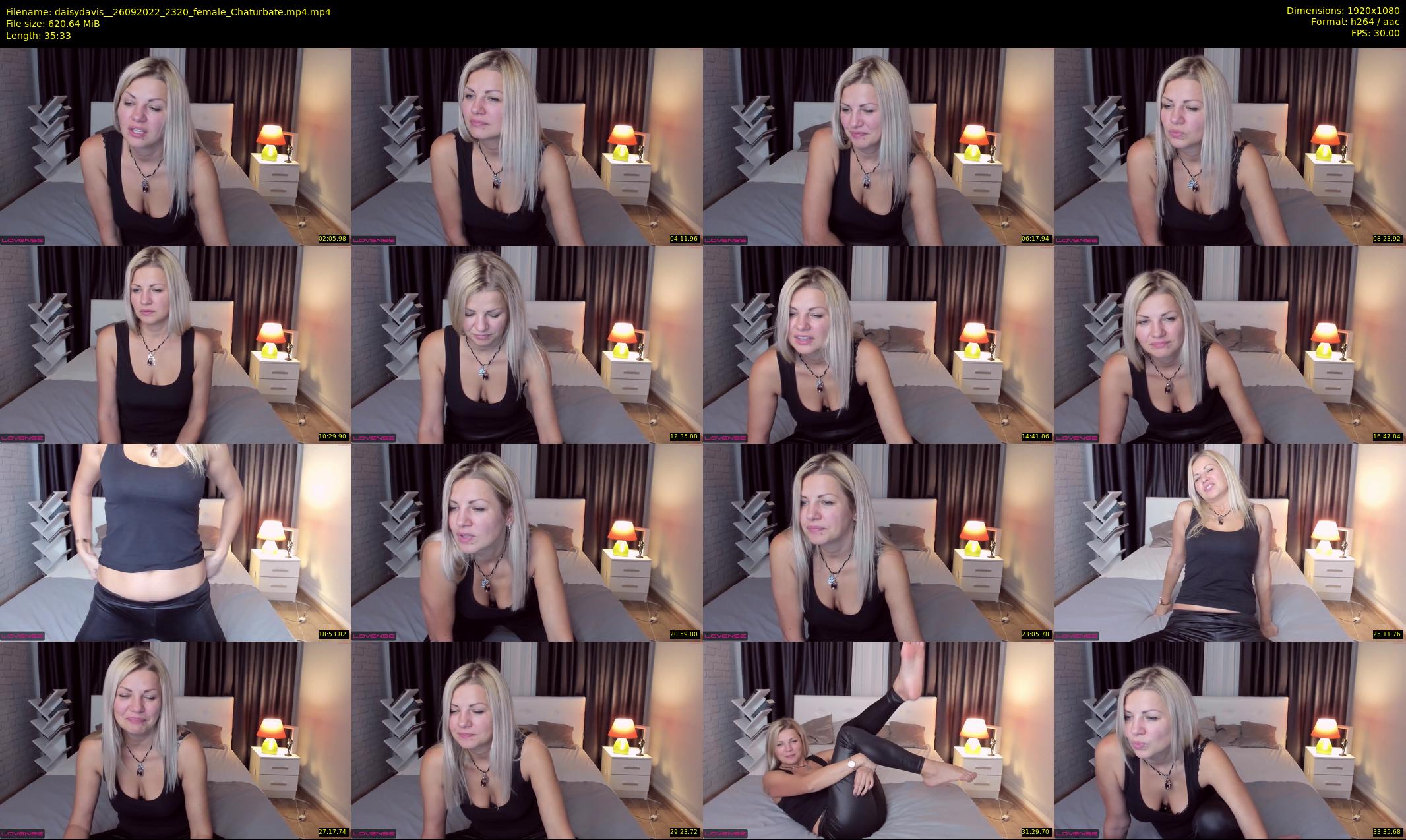 daisydavis_ — 36 minute Chaturbate female cam show recording, 1080p, Sep 26, 2022