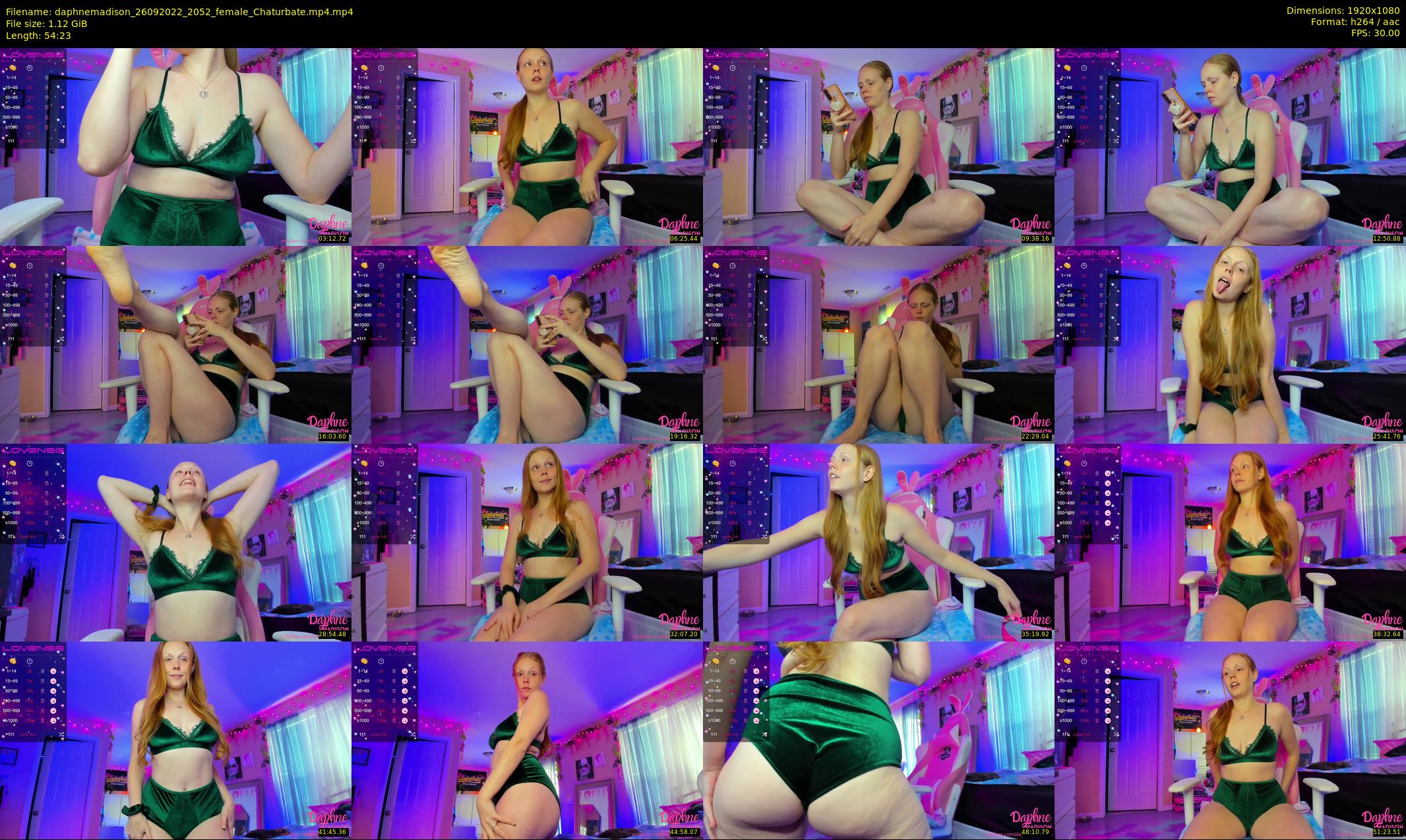 daphnemadison — 55 minute Chaturbate couple cam show recording, 1080p, Sep 26, 2022