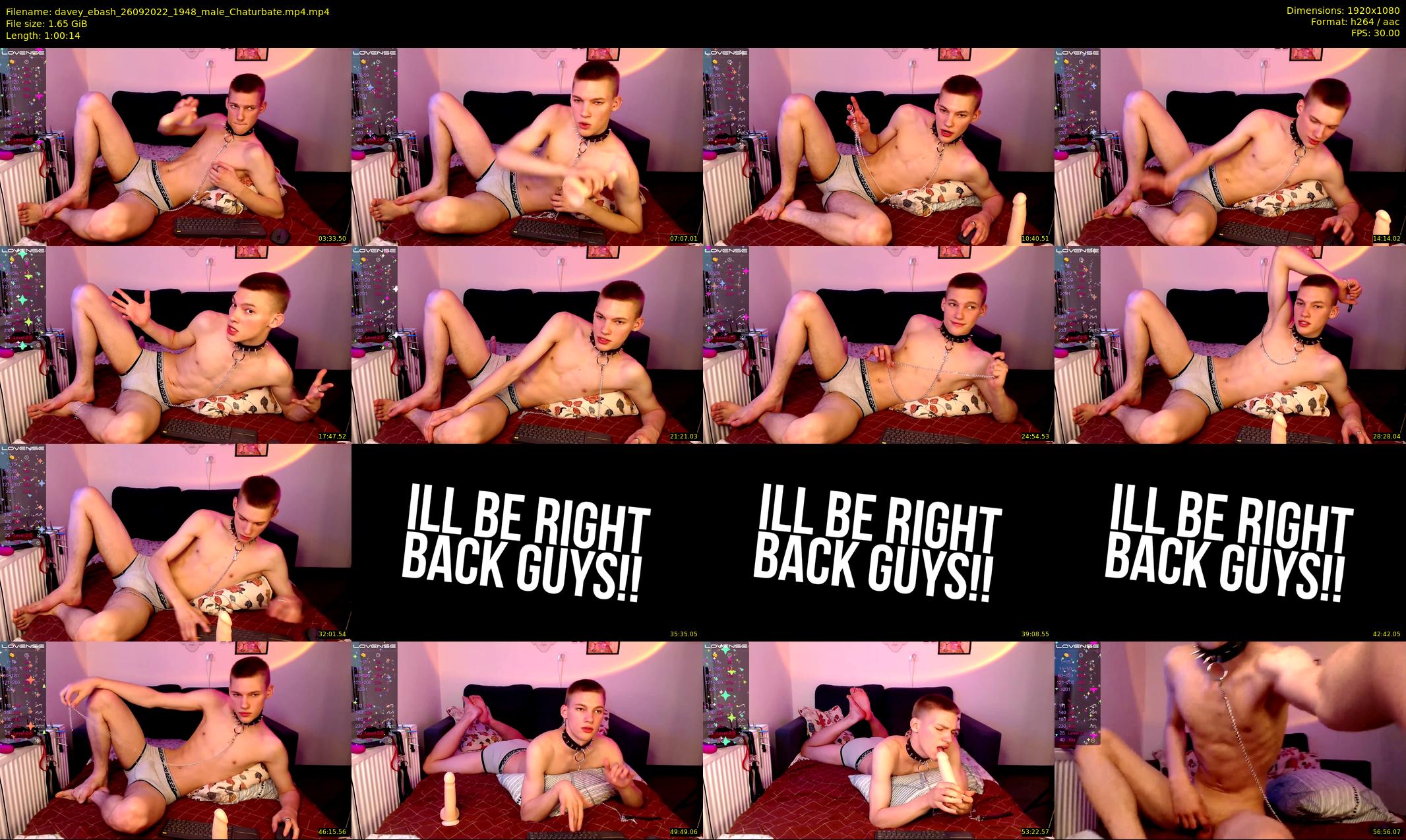 davey_ebash — 61 minute Chaturbate male cam show recording, 1080p, Sep 26, 2022