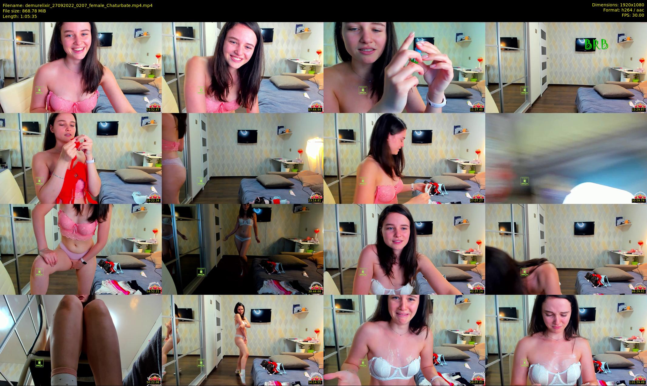 demurelixir — 66 minute Chaturbate female cam show recording, 1080p, Sep 27, 2022