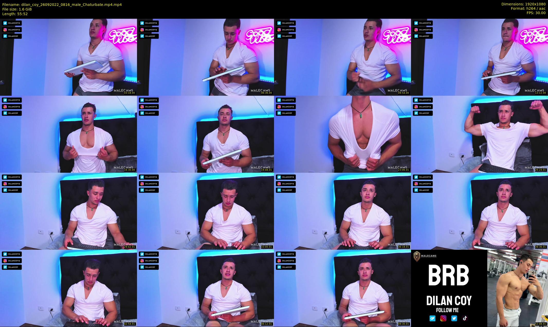 dilan_coy — 56 minute Chaturbate male cam show recording, 1080p, Sep 26, 2022