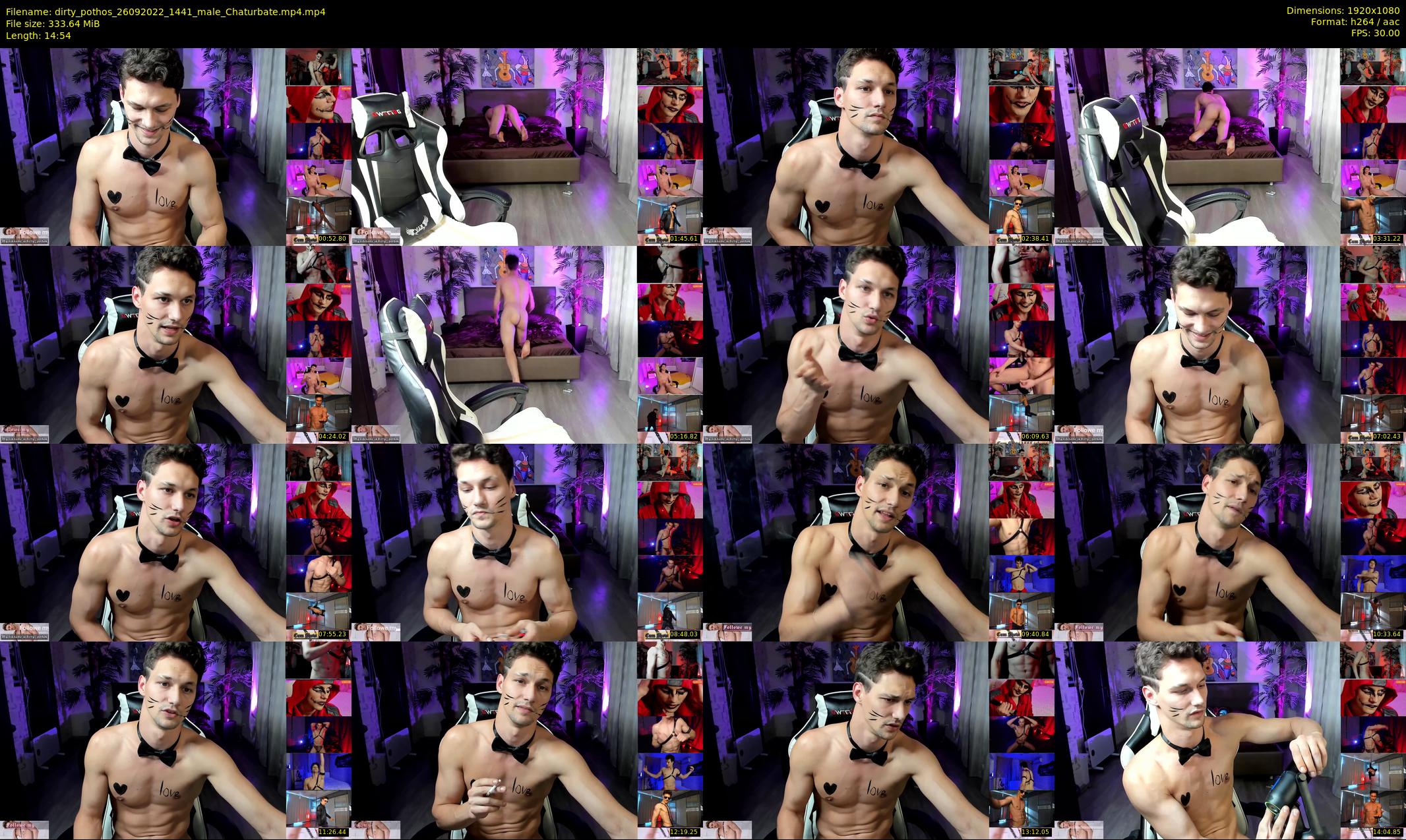 dirty_pothos — 15 minute Chaturbate male cam show recording, 1080p, Sep 26, 2022