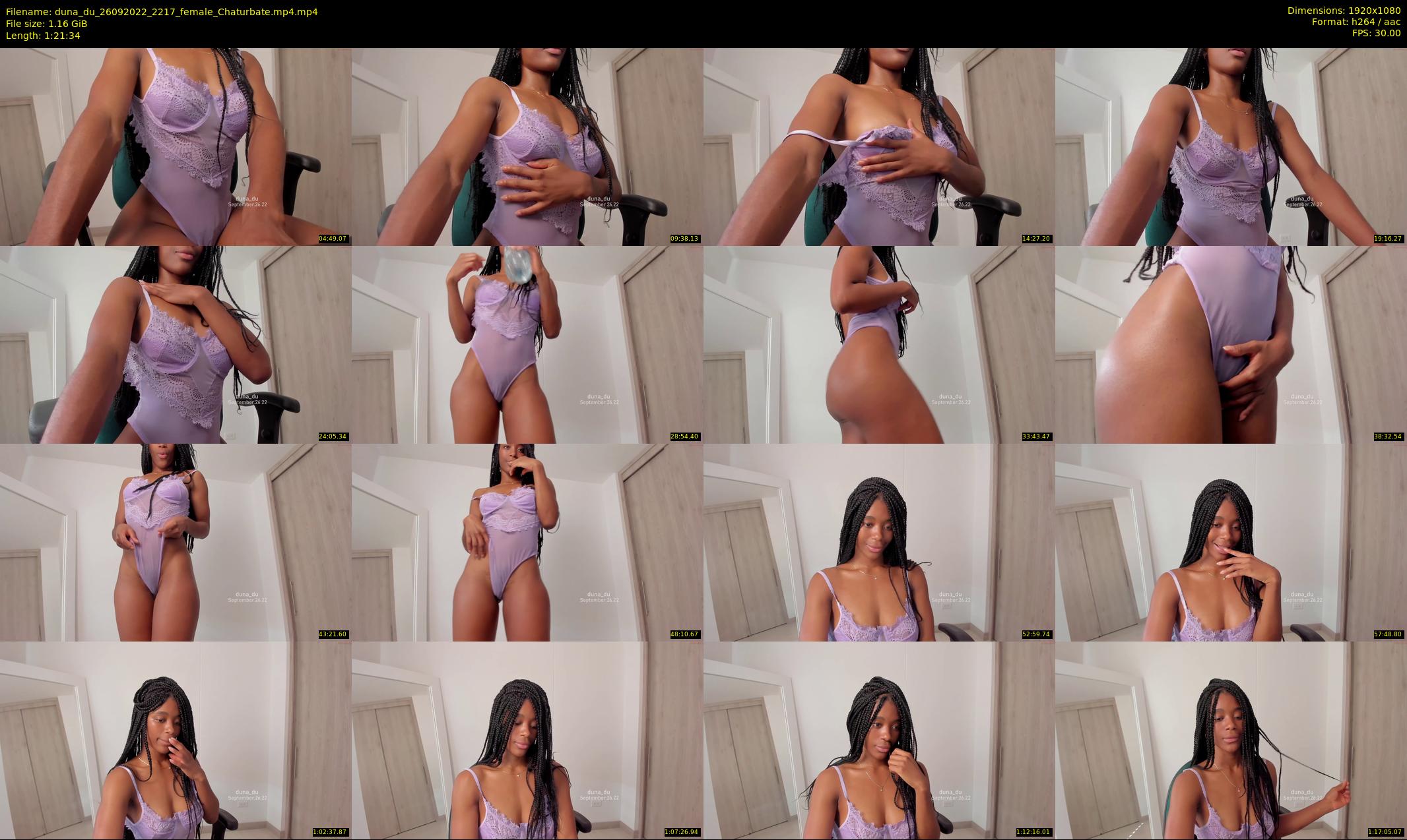duna_du — 82 minute Chaturbate female cam show recording, 1080p, Sep 26, 2022