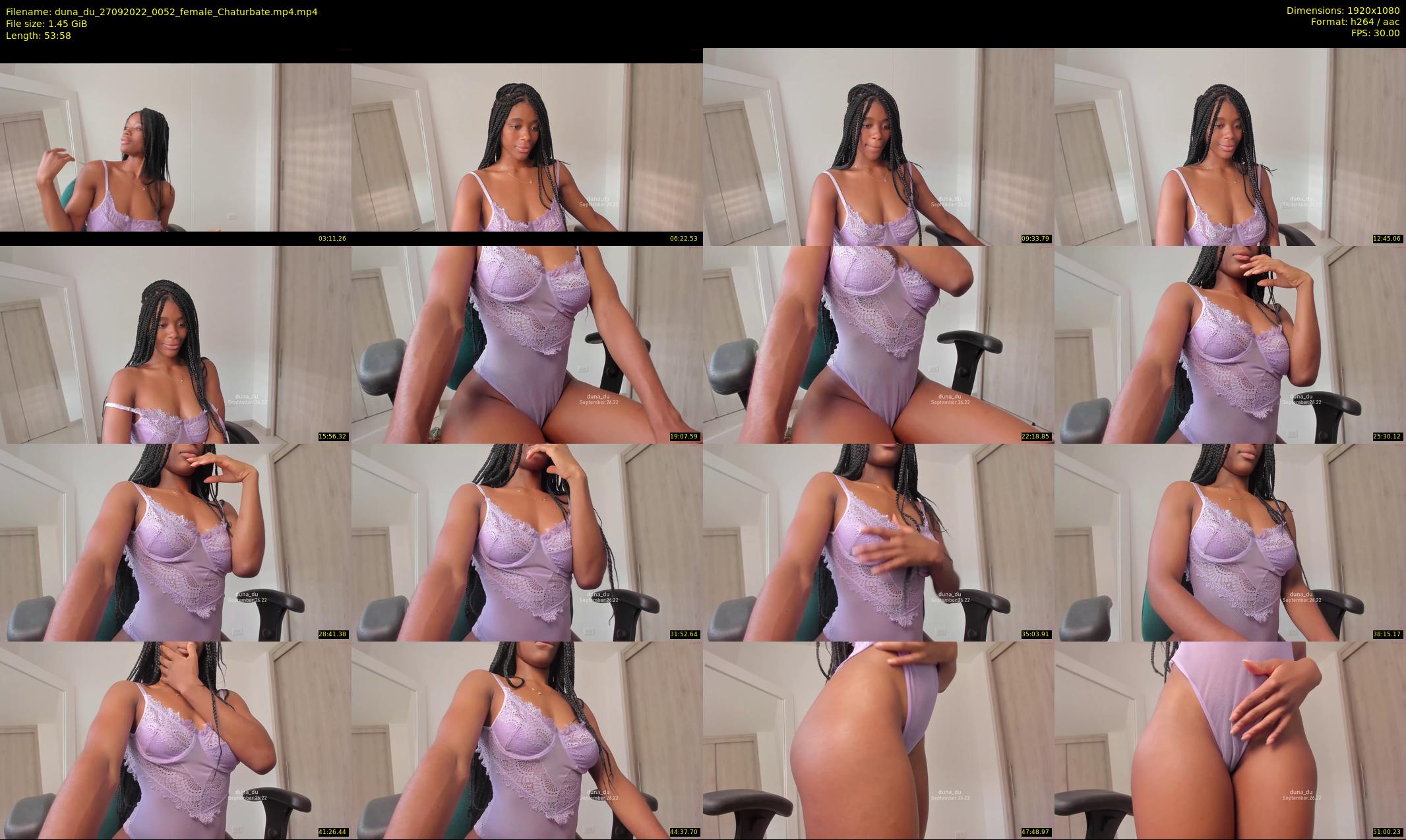 duna_du — 54 minute Chaturbate female cam show recording, 1080p, Sep 27, 2022
