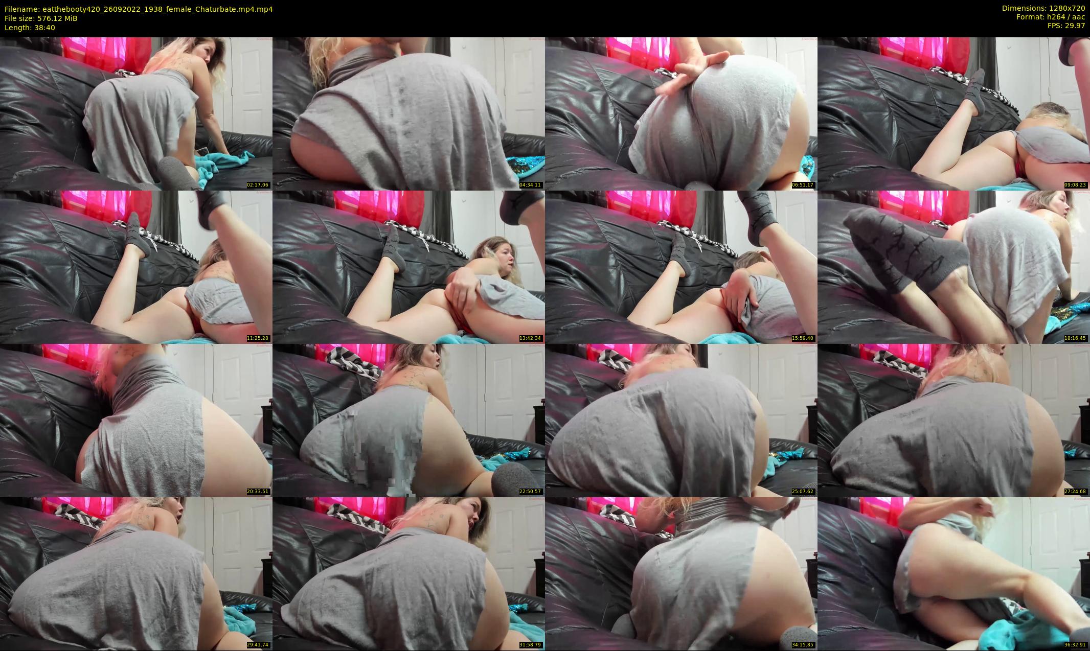 eatthebooty420 — 39 minute Chaturbate female cam show recording, 720p, Sep 26, 2022