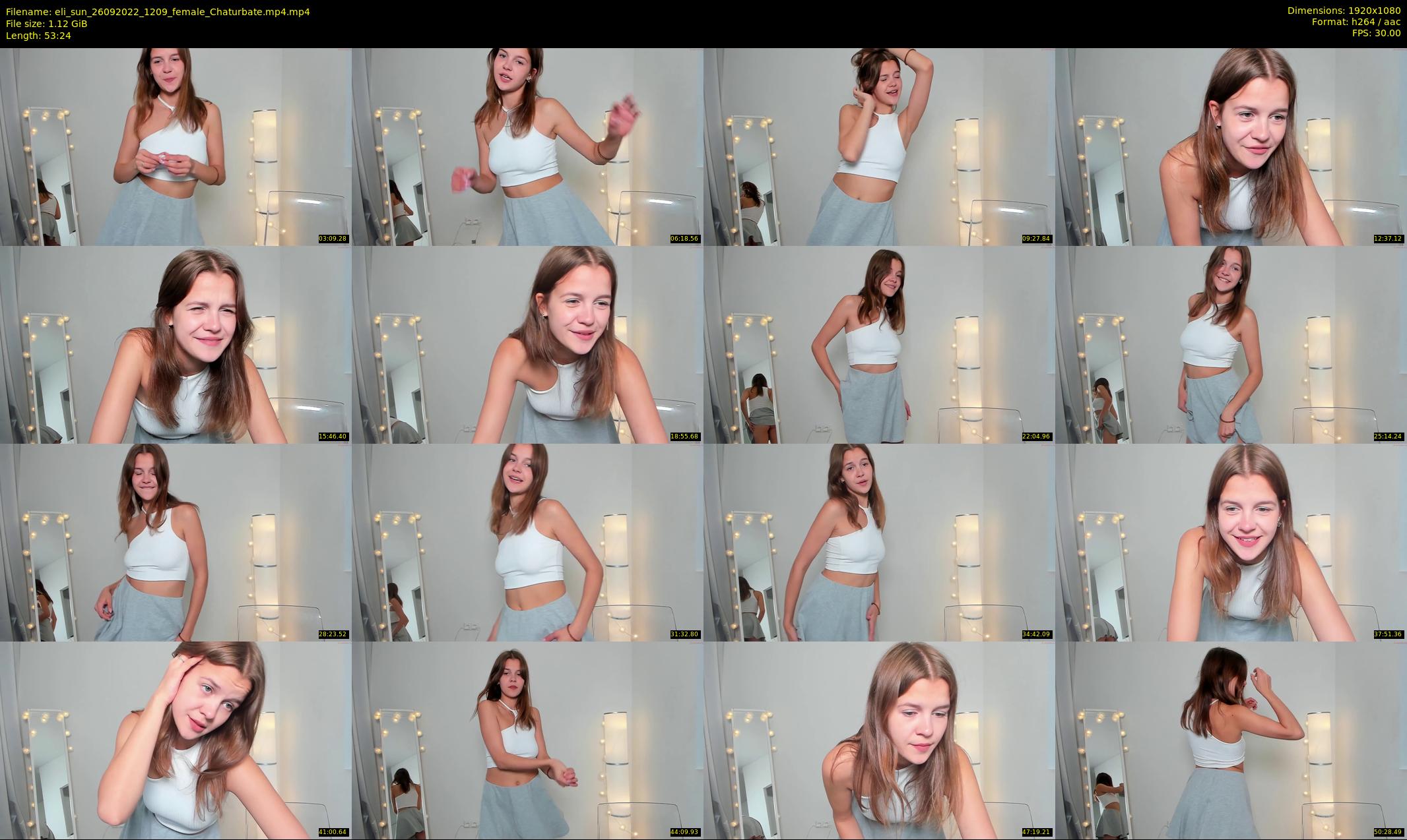 eli_sun — 54 minute Chaturbate female cam show recording, 1080p, Sep 26, 2022