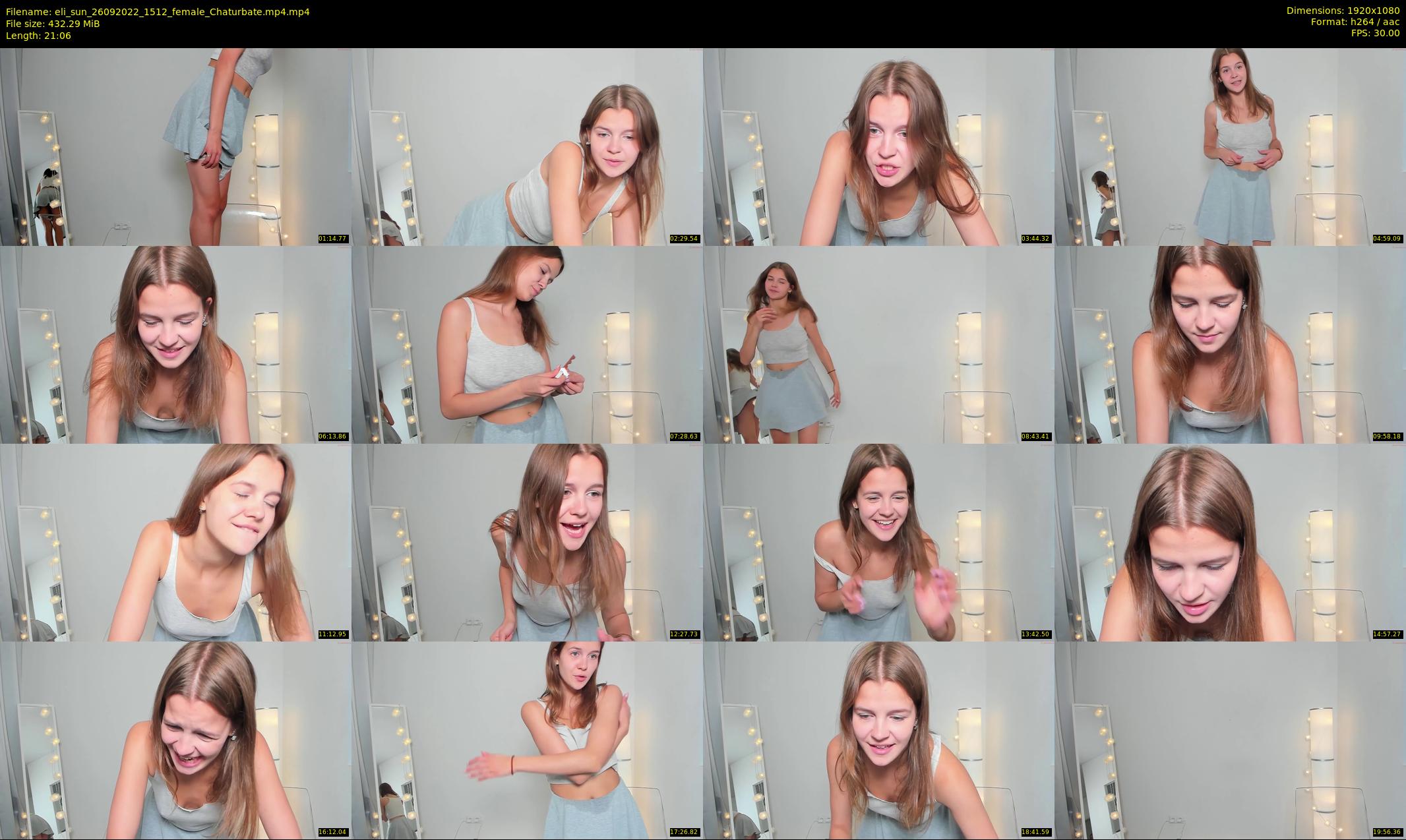 eli_sun — 22 minute Chaturbate female cam show recording, 1080p, Sep 26, 2022