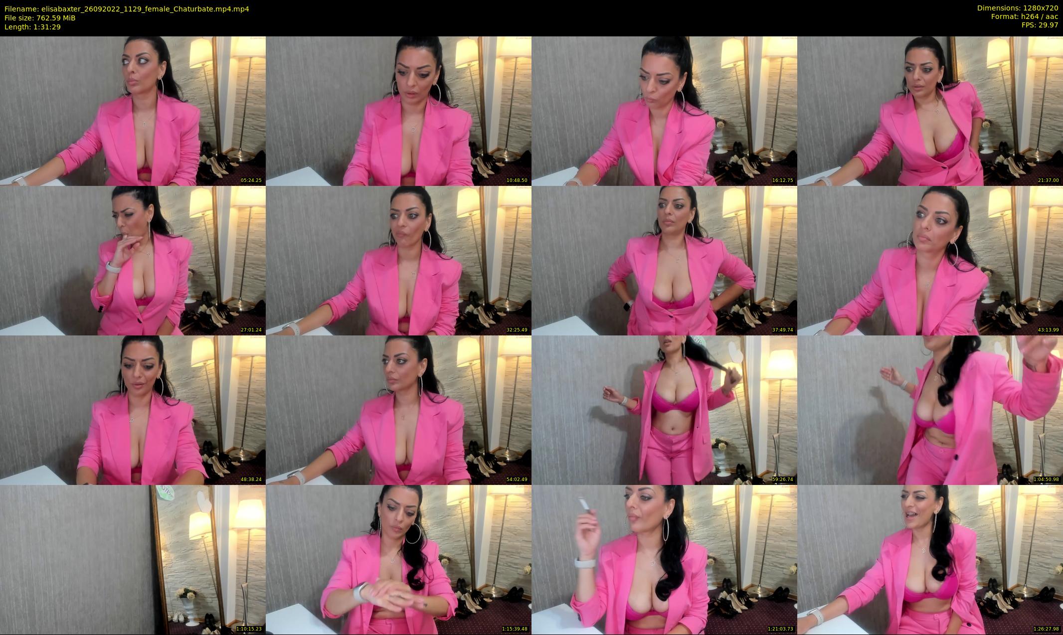 elisabaxter — 92 minute Chaturbate female cam show recording, 720p, Sep 26, 2022