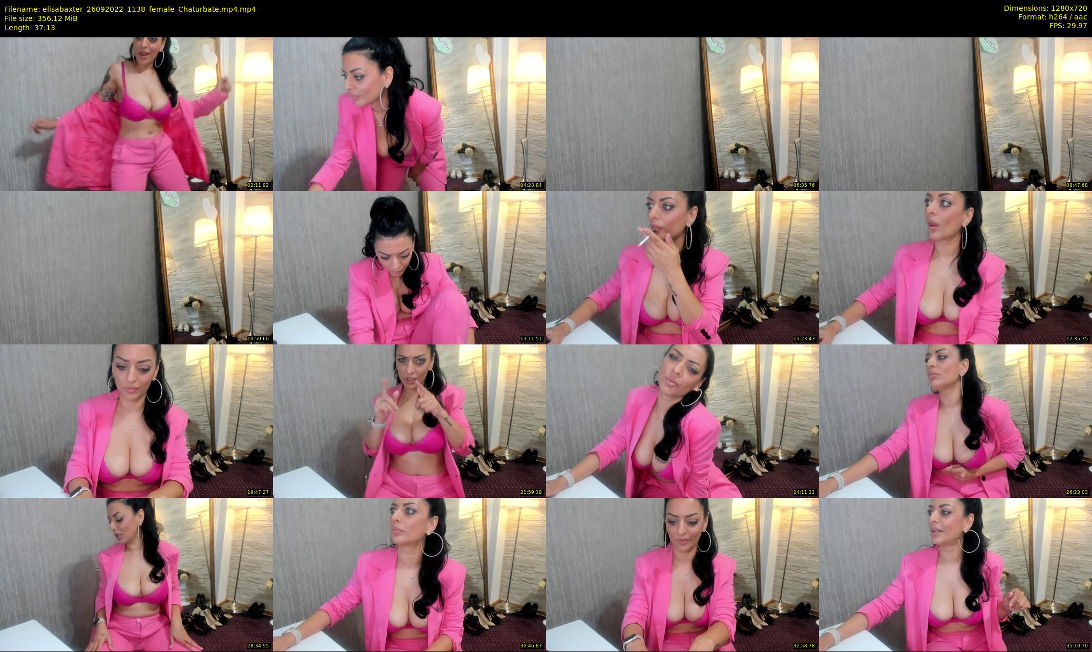 elisabaxter — 38 minute Chaturbate female cam show recording, 720p, Sep 26, 2022
