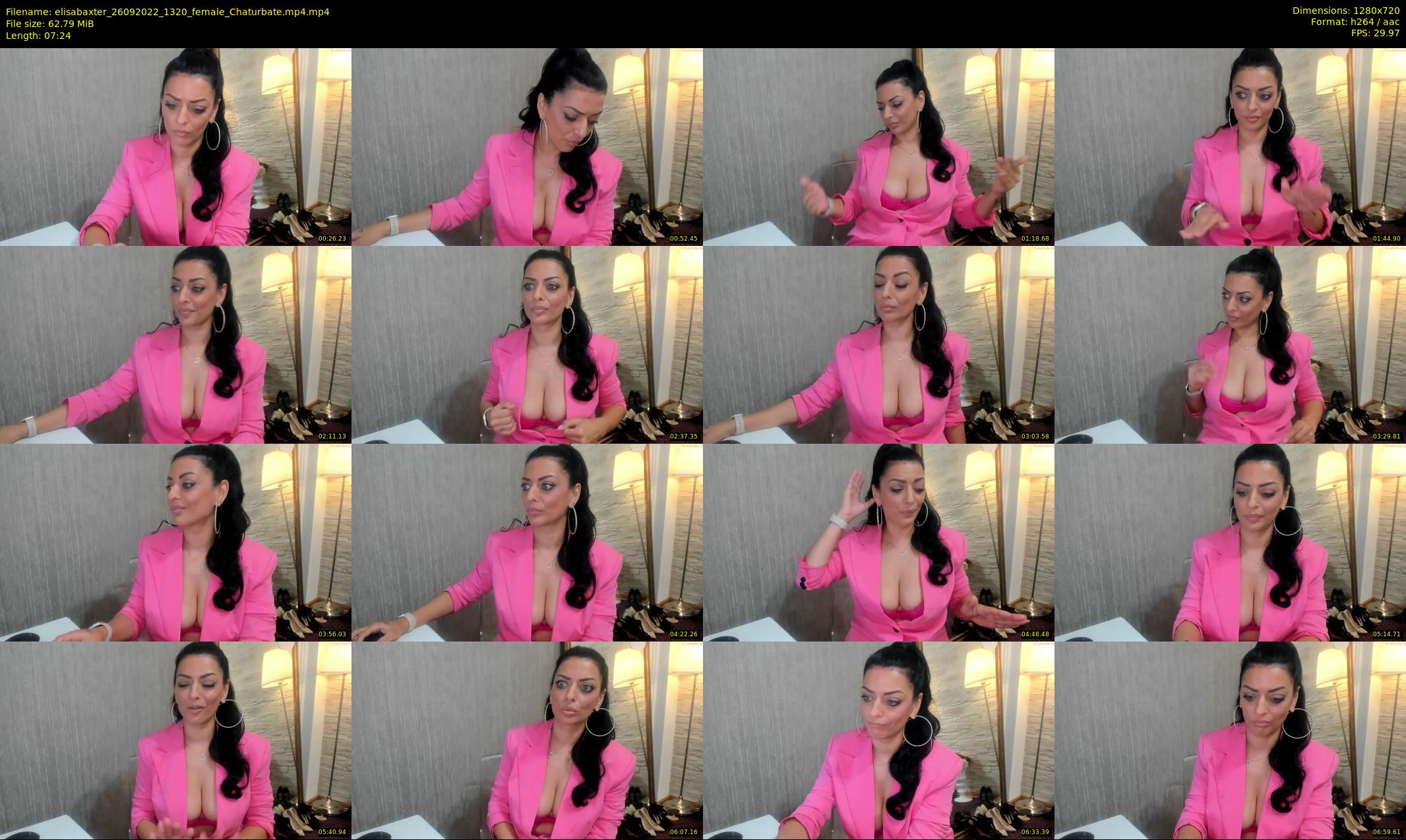 elisabaxter — 8 minute Chaturbate female cam show recording, 720p, Sep 26, 2022