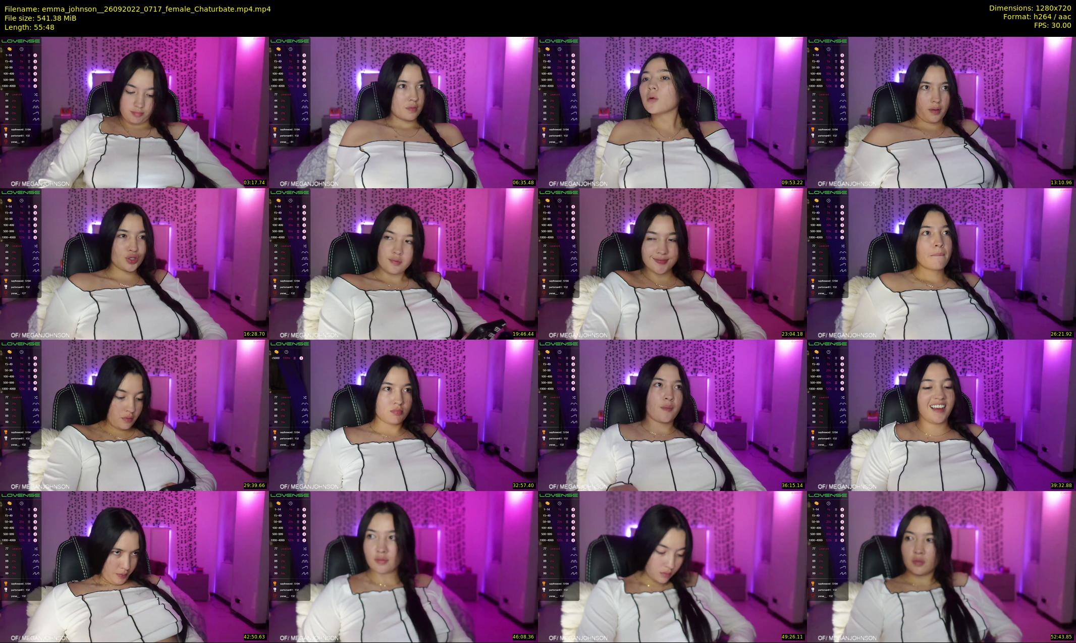 emma_johnson_ — 56 minute Chaturbate female cam show recording, 720p, Sep 26, 2022