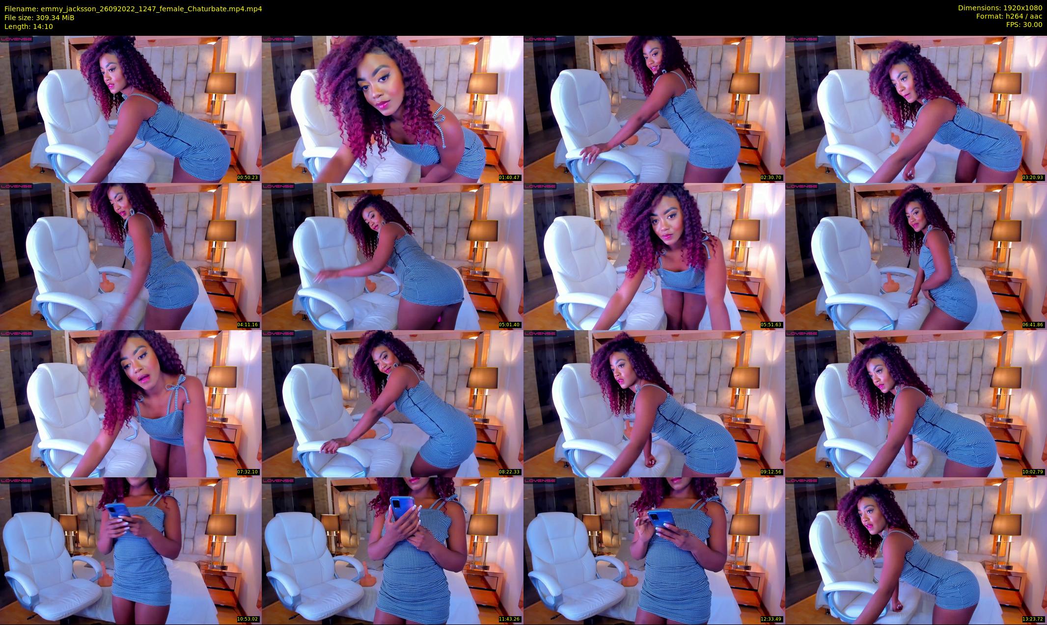 emmy_jacksson — 15 minute Chaturbate female cam show recording, 1080p, Sep 26, 2022