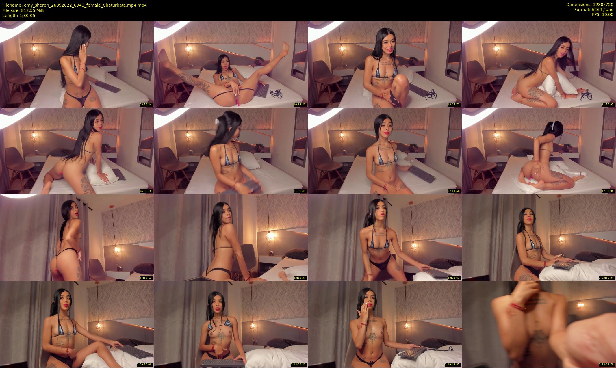 emy_sheron — 91 minute Chaturbate female cam show recording, 720p, Sep 26, 2022
