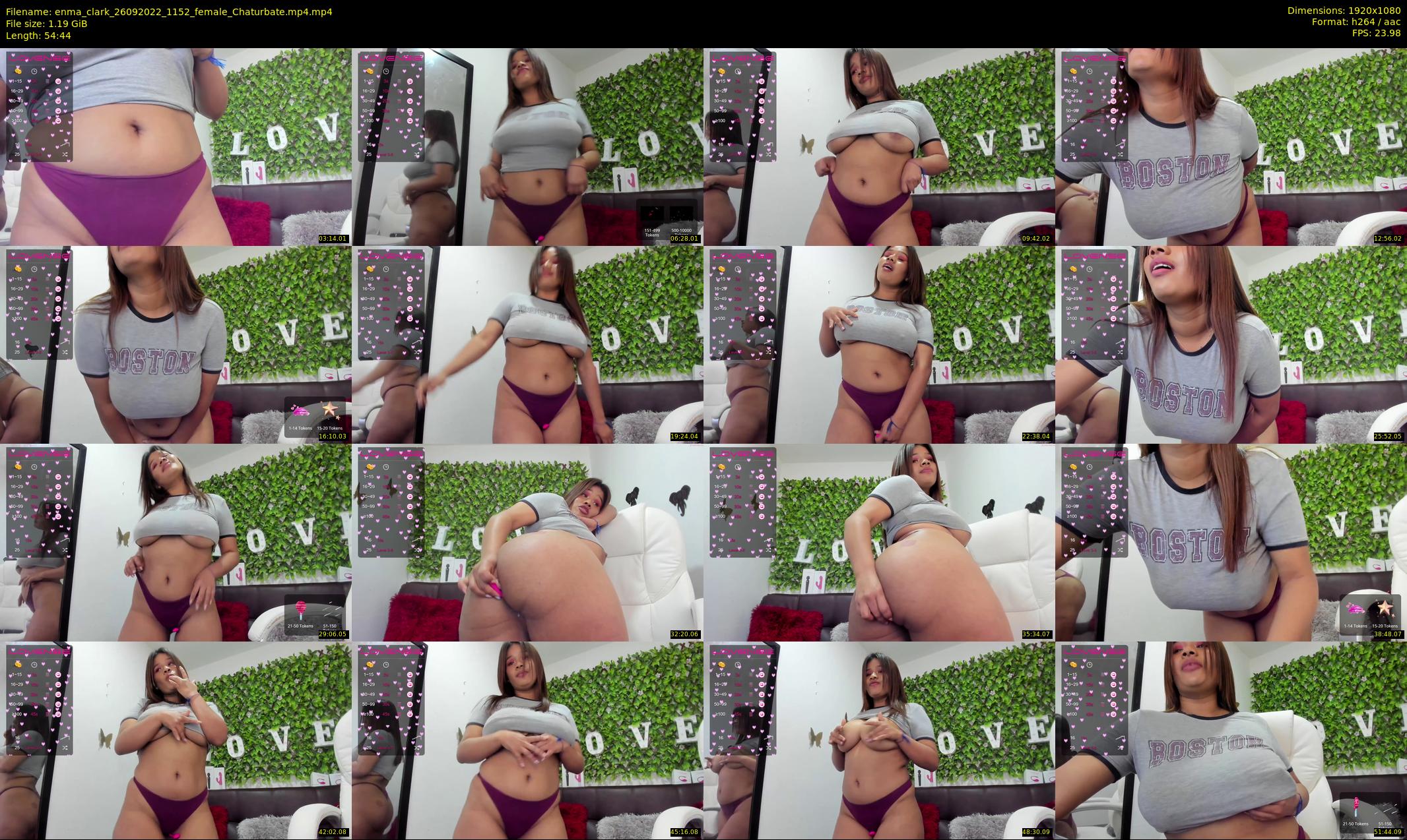 enma_clark — 55 minute Chaturbate female cam show recording, 1080p, Sep 26, 2022