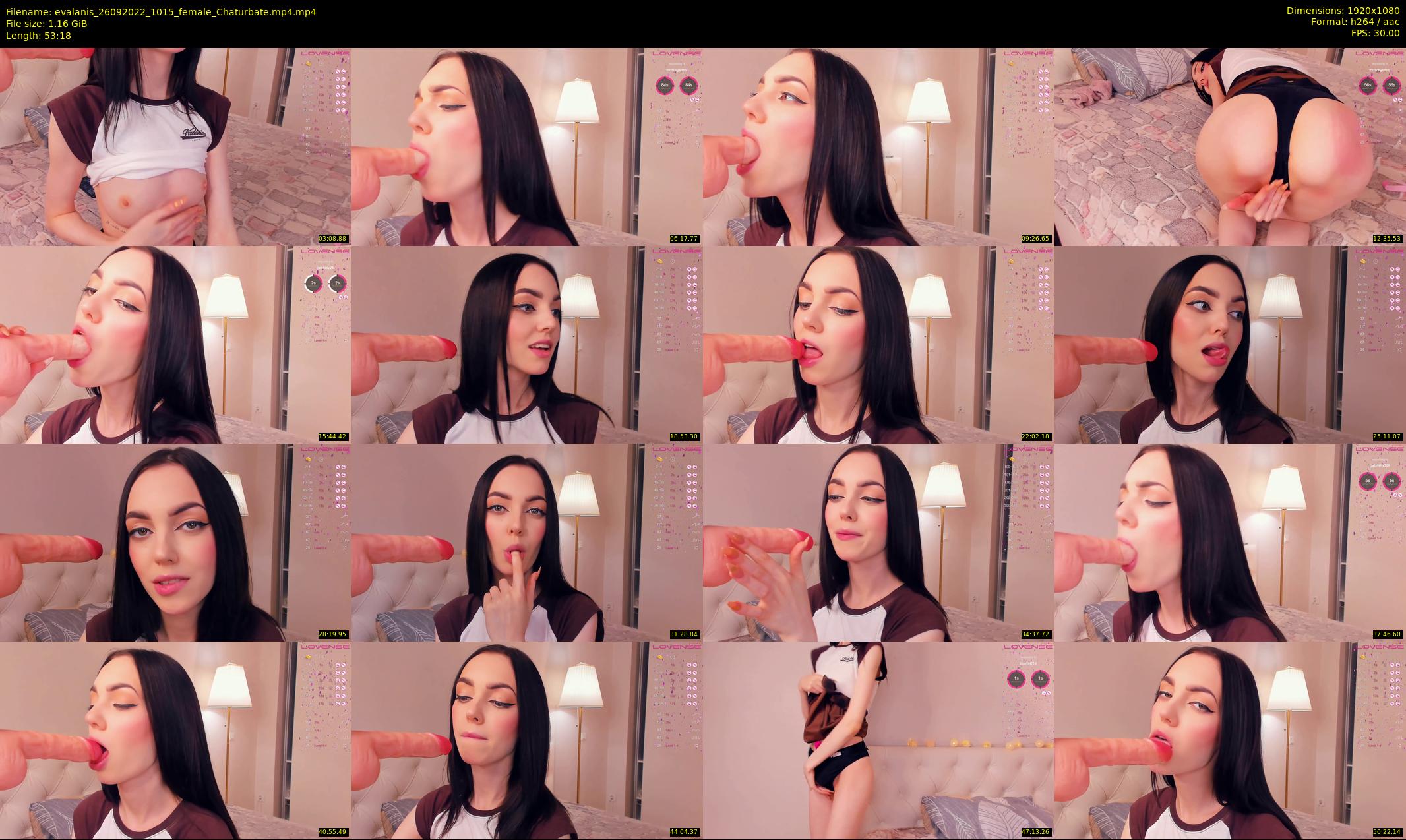 evalanis — 54 minute Chaturbate couple cam show recording, 1080p, Sep 26, 2022
