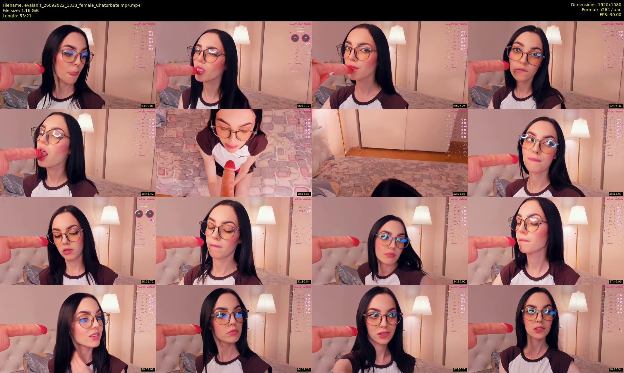 evalanis — 54 minute Chaturbate couple cam show recording, 1080p, Sep 26, 2022