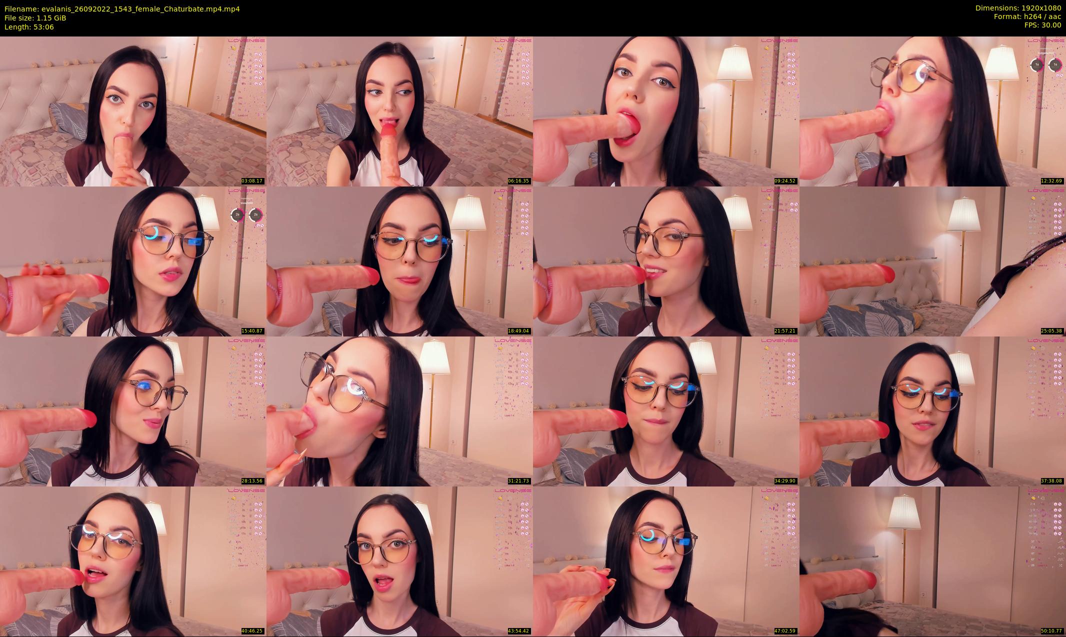 evalanis — 54 minute Chaturbate couple cam show recording, 1080p, Sep 26, 2022