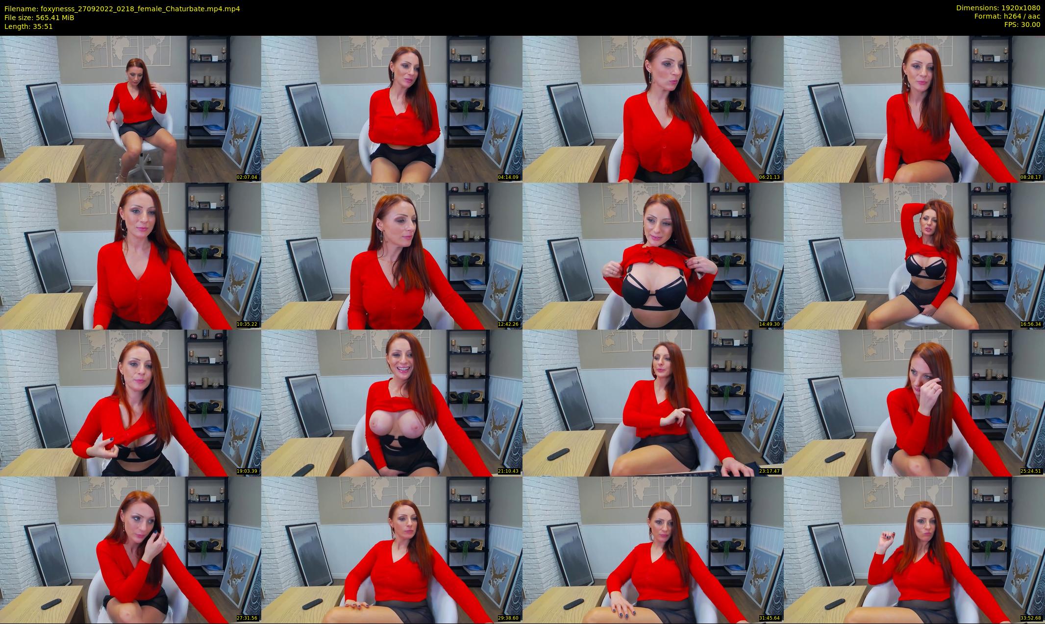 foxynesss — 36 minute Chaturbate female cam show recording, 1080p, Sep 27, 2022