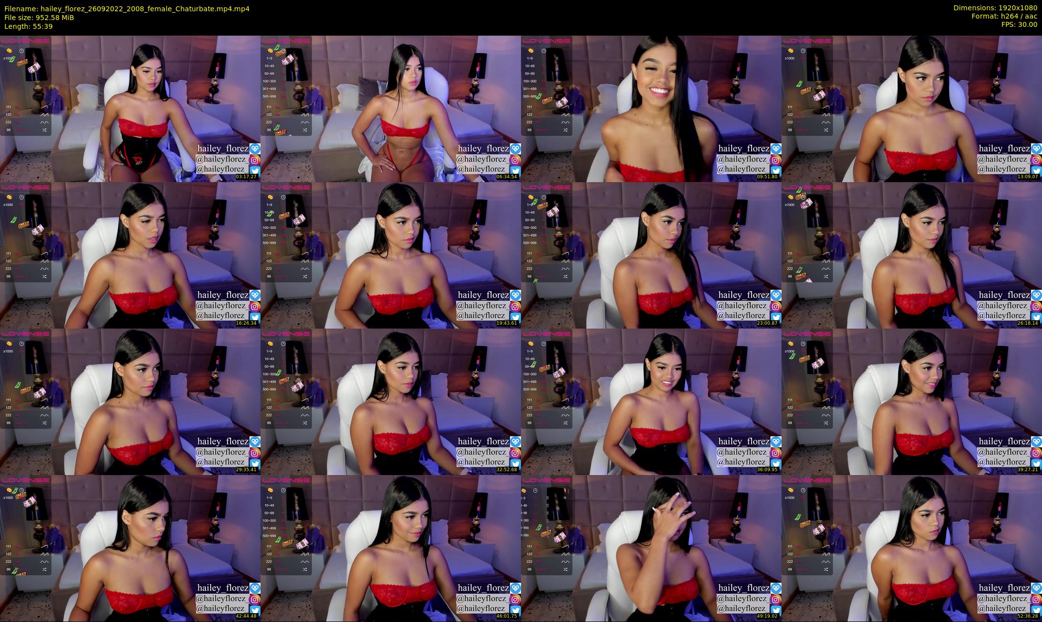 hailey_florez — 56 minute Chaturbate female cam show recording, 1080p, Sep 26, 2022