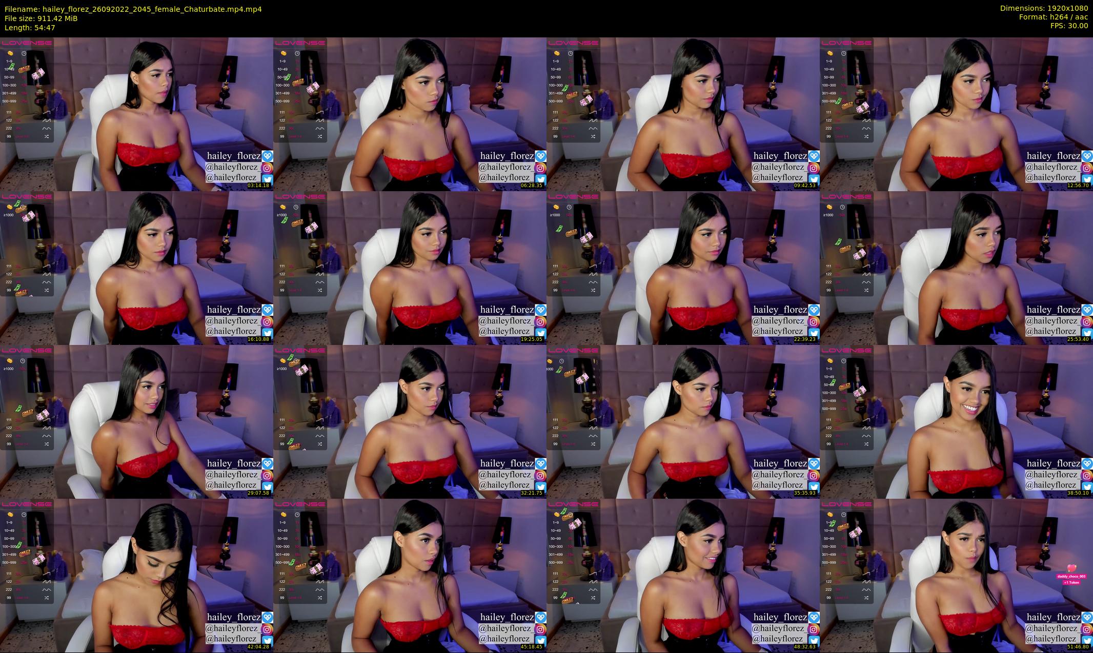 hailey_florez — 55 minute Chaturbate female cam show recording, 1080p, Sep 26, 2022