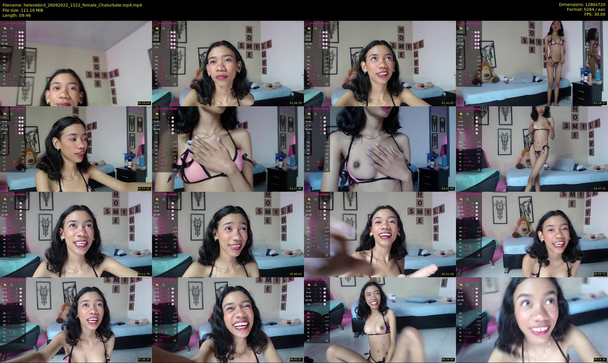 helenebird — 10 minute Chaturbate female cam show recording, 720p, Sep 26, 2022