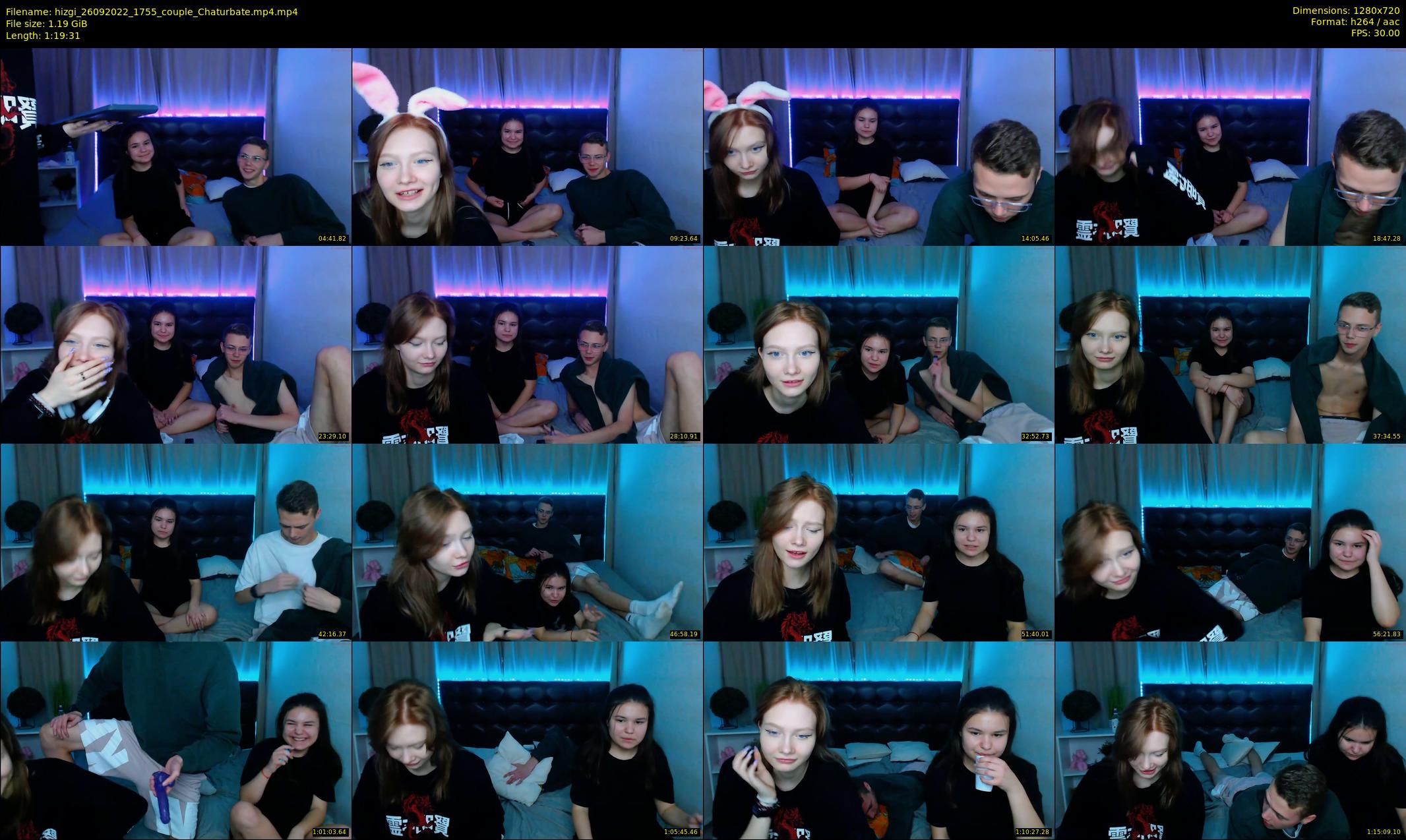 hizgi — 80 minute Chaturbate couple cam show recording, 720p, Sep 26, 2022