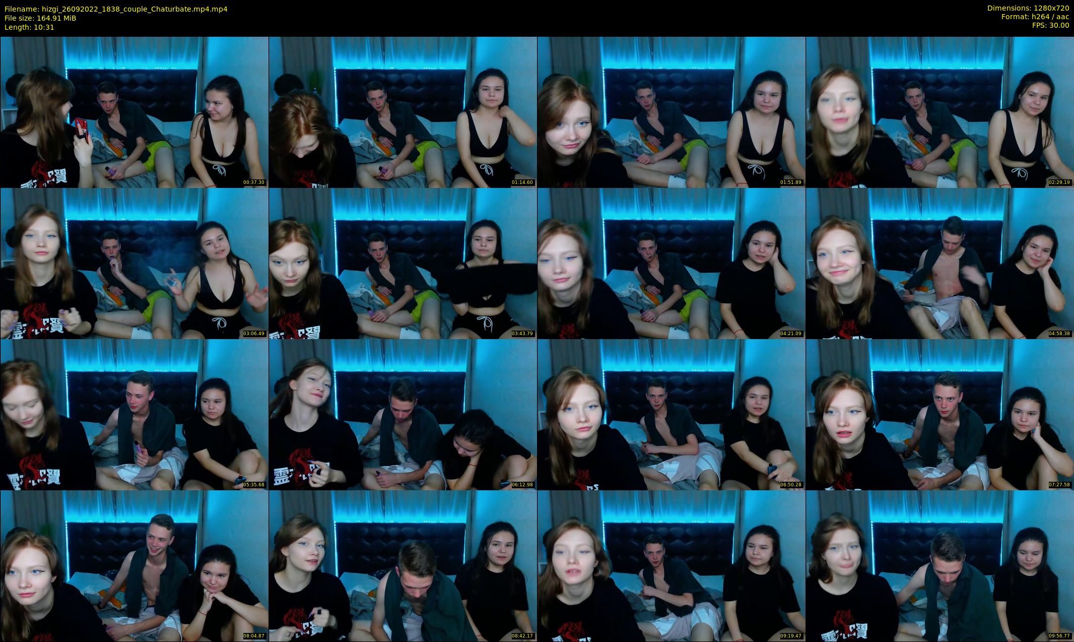 hizgi — 11 minute Chaturbate couple cam show recording, 720p, Sep 26, 2022