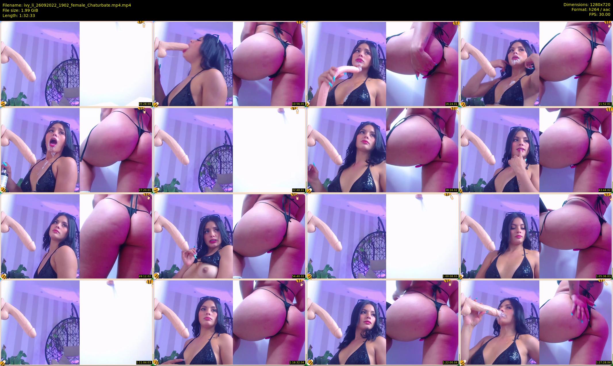 ivy_li — 93 minute Chaturbate female cam show recording, 720p, Sep 26, 2022