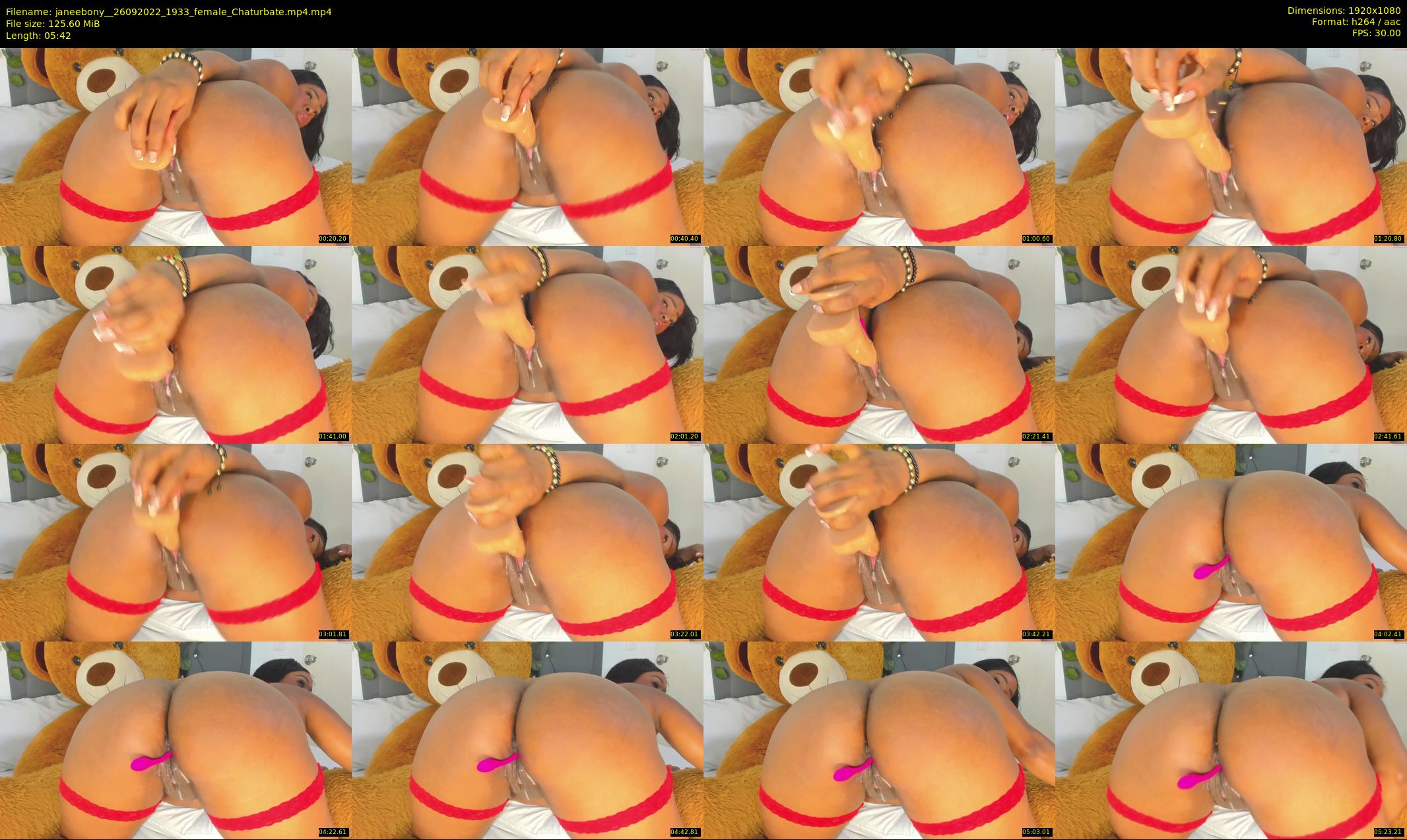 janeebony_ — 6 minute Chaturbate female cam show recording, 1080p, Sep 26, 2022