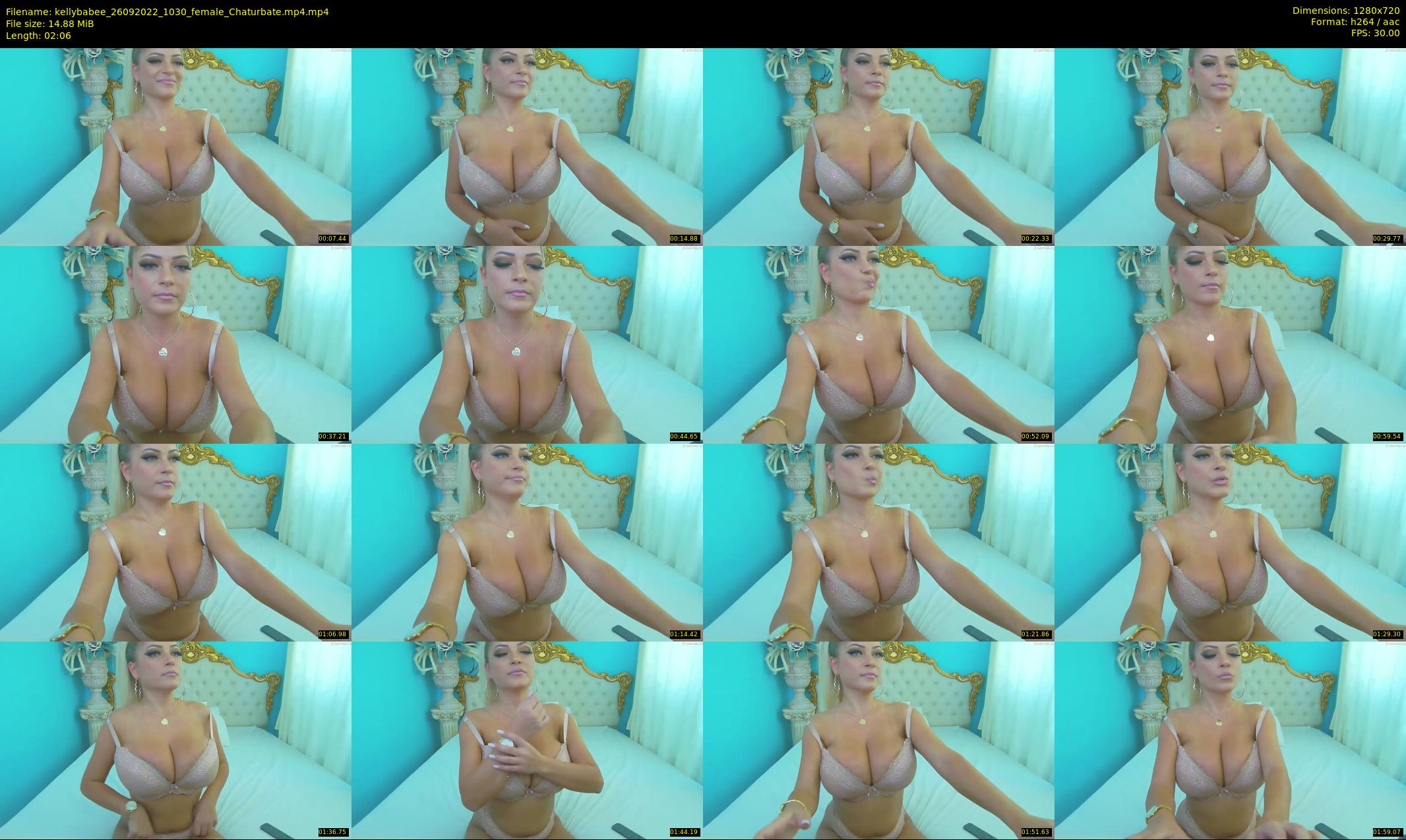 kellybabee — 3 minute Chaturbate female cam show recording, 720p, Sep 26, 2022